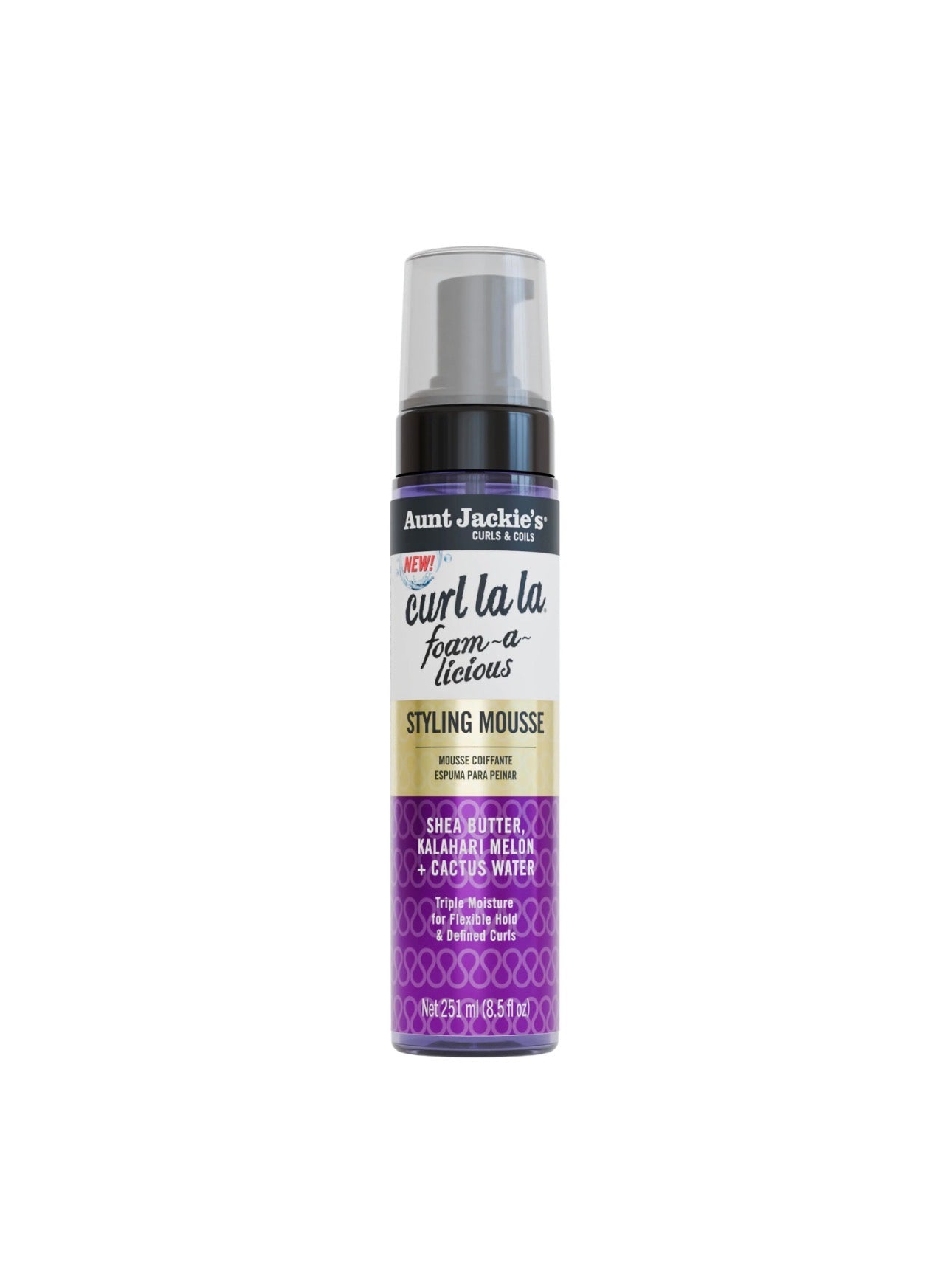 Aunt Jackie's Curl La La Foam-a-licious Styling Mousse 8,5oz