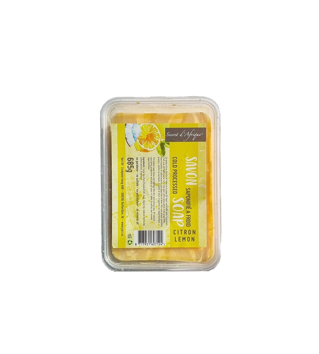 Secret d'Afrique Soap Lemon Cold Processed 685g