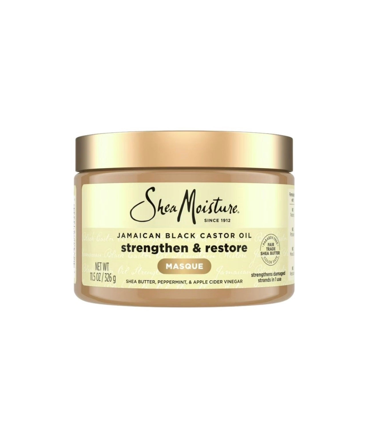Shea Moisture Jamaican Black Castor Oil Strengthen & Restore Masque 12oz