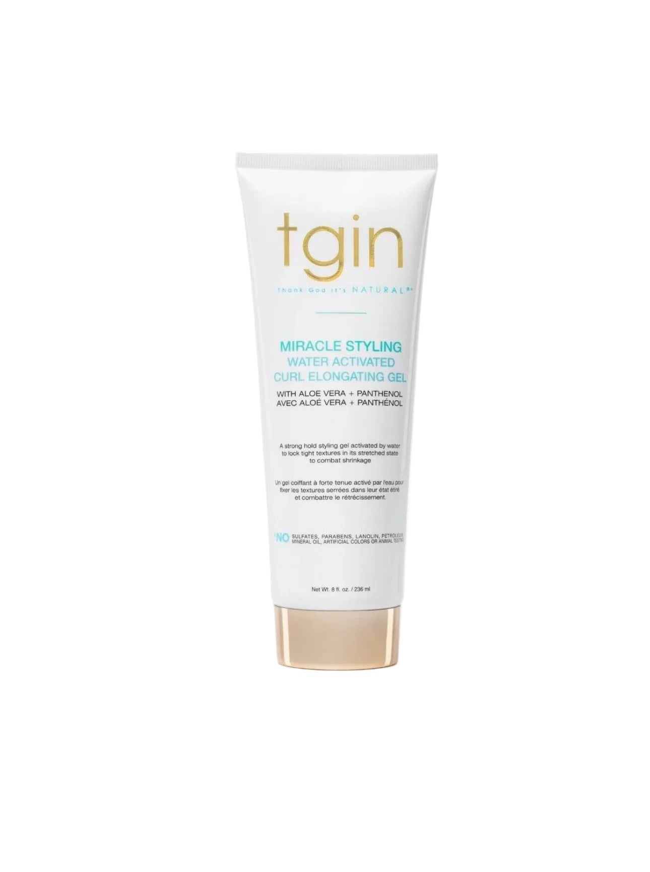 TGIN Miracle Styling Water Activated Curl Elongating Gel 8oz