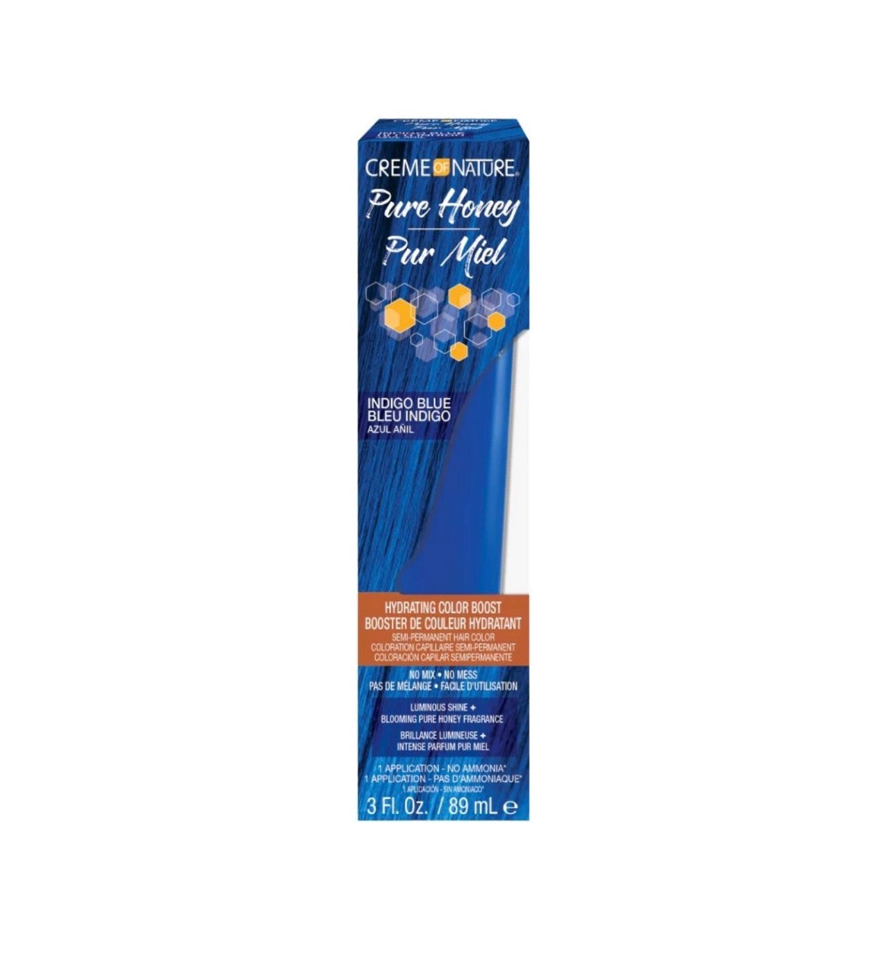 Creme of Nature Pure Honey Hydrating Color Boost Indigo Blue 89ml
