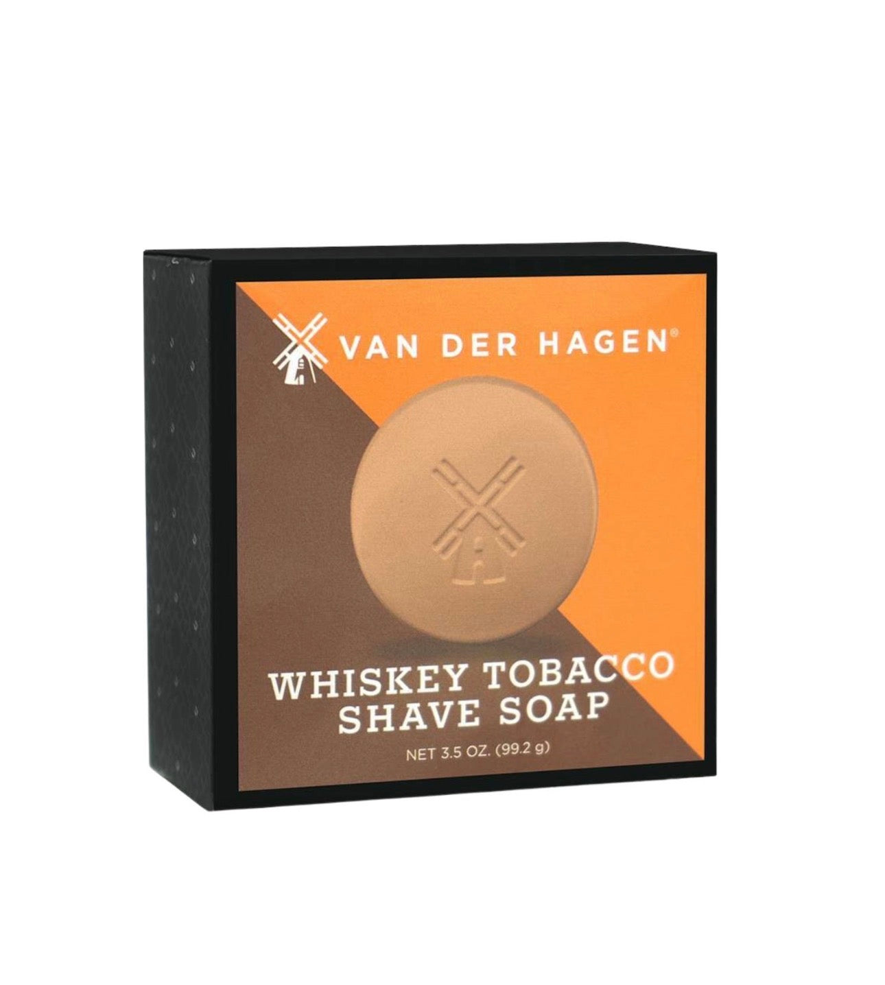 Van Der Hagen Scented Shave Soap Whiskey Tobacco 3.5oz