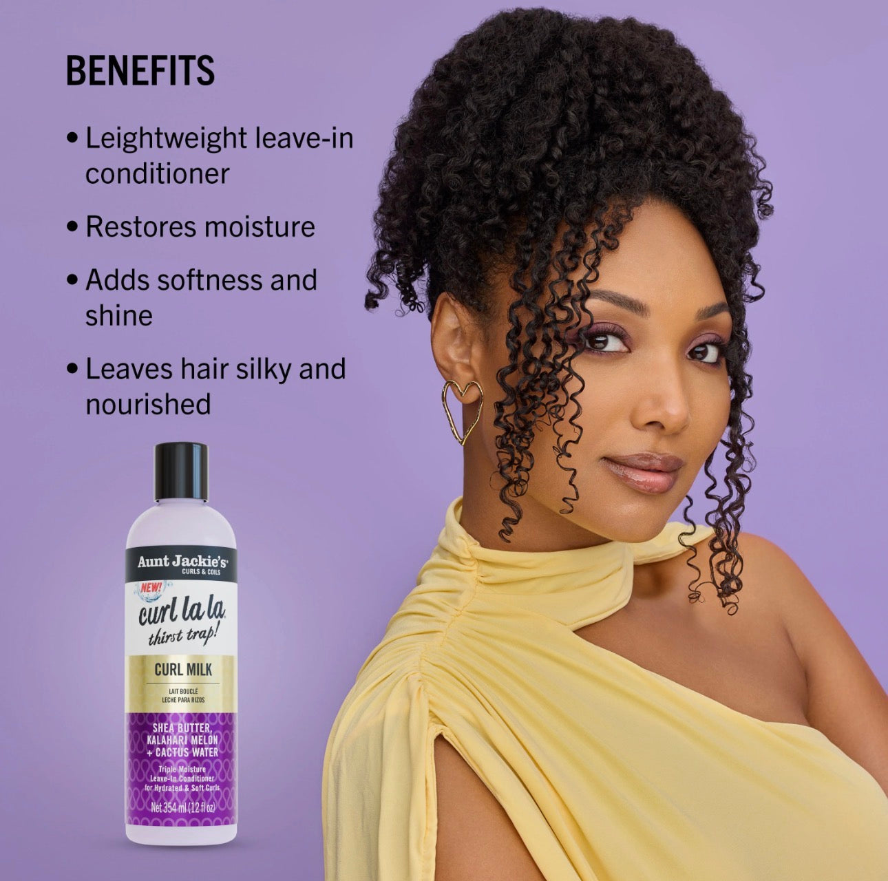 Aunt Jackie's Curl La La Thirst Trap Curl Milk 12oz
