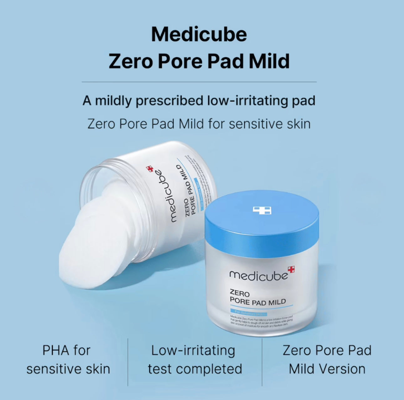 Medicube Zero Pore Pad Mild 70 pads