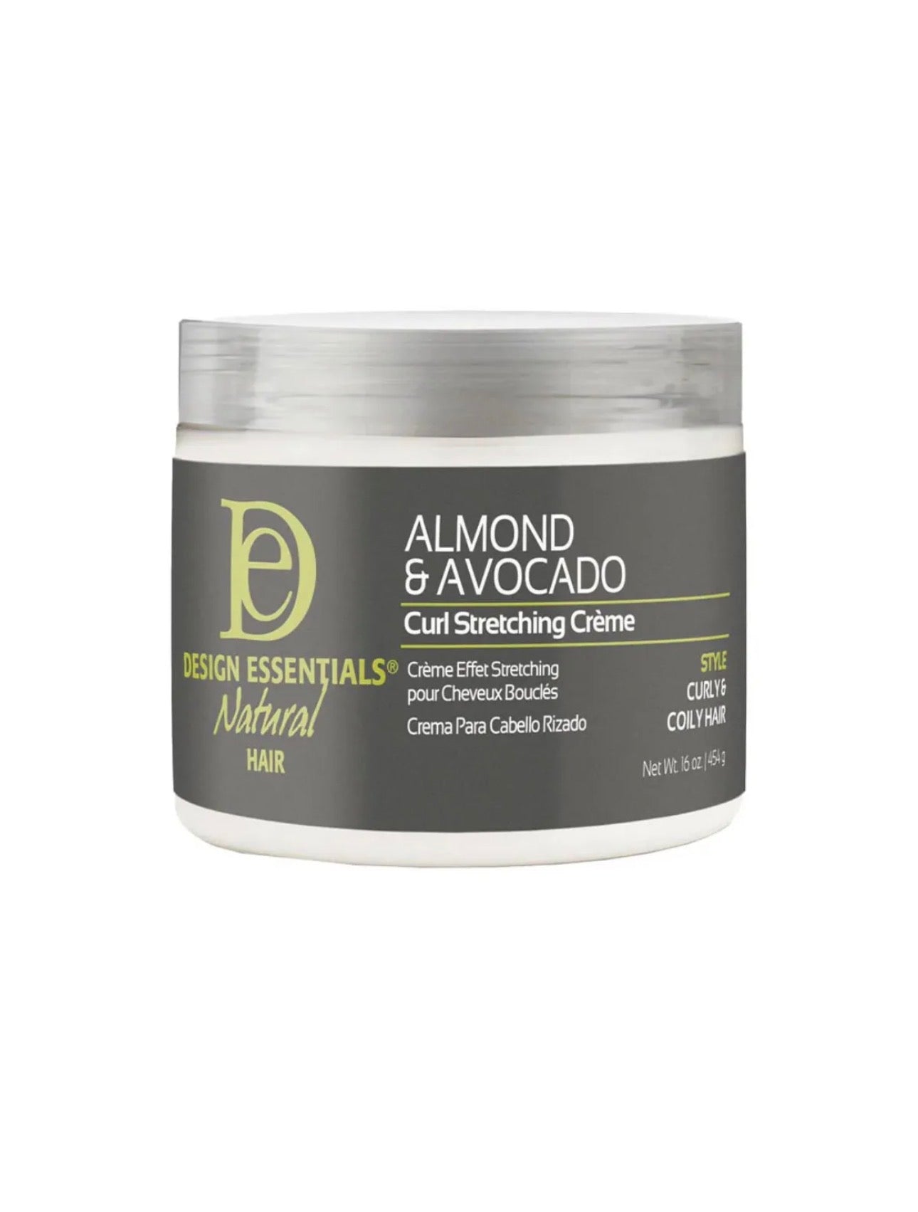 Design Essentials Almond & Avocado Curl Stretching Crème 454g