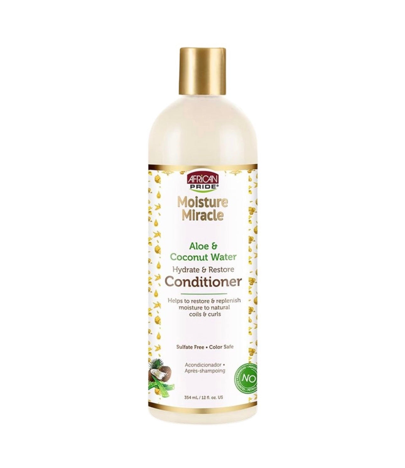 African Pride Moisture Miracle Aloe & Coconut Water Shampoo 354ml
