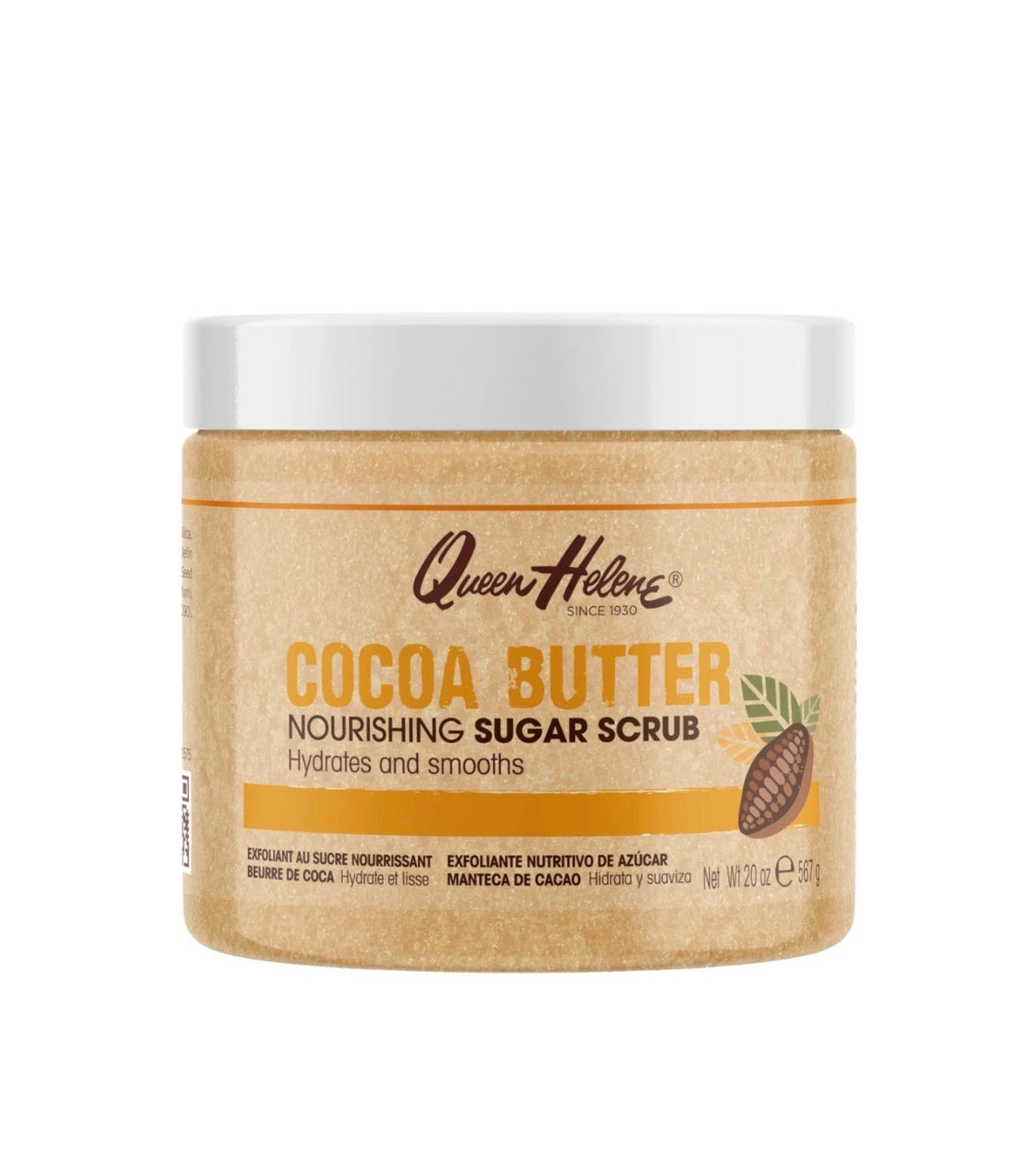 Queen Helene Cocoa Butter Nourishing Sugar Scrub 20oz