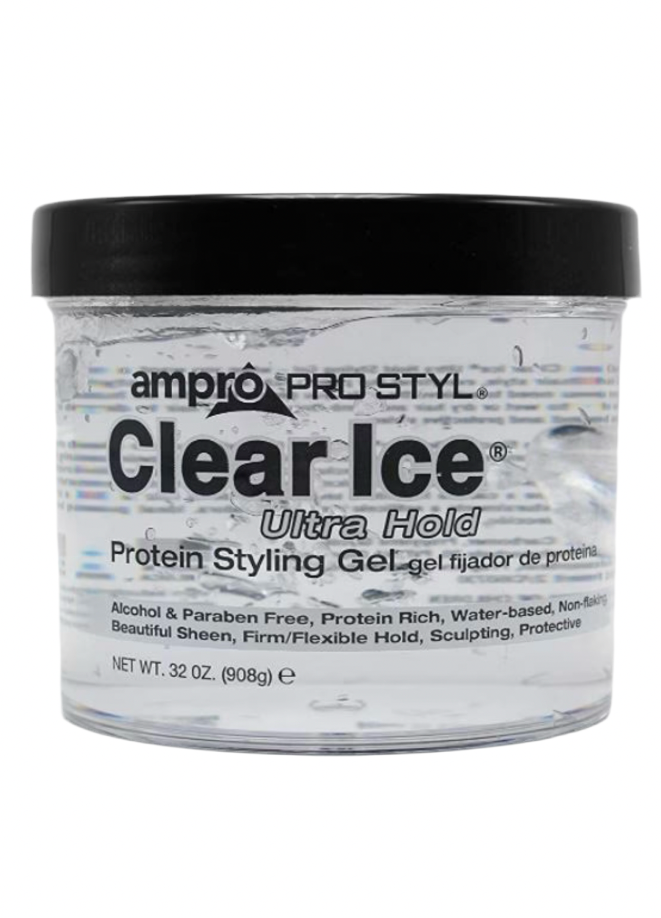 Ampro Clear Ice Styling Gel 32oz