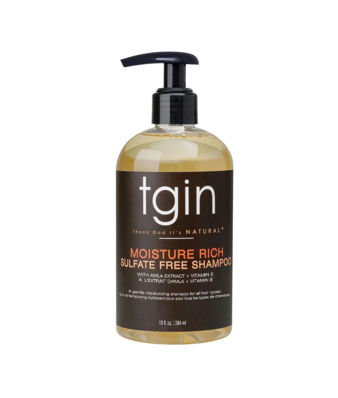 TGIN Moisture Rich Sulfate Free Shampoo 13 oz