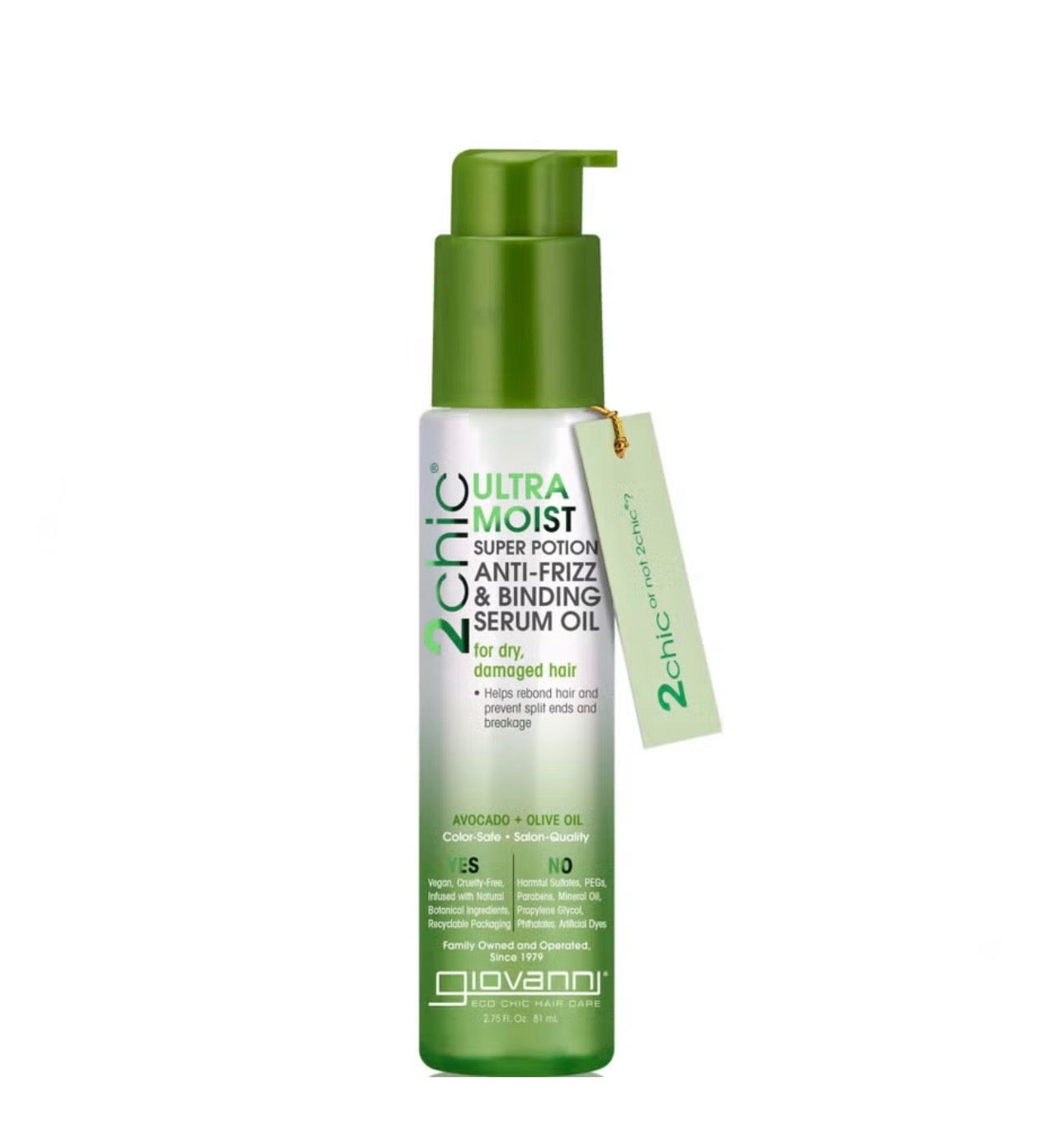 Giovanni 2chic® Ultra-Moist Super Potion Anti-Frizz & Binding Serum Oil 81 ml