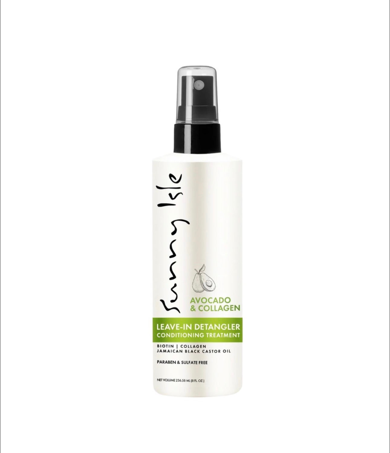 Sunny Isle Avocado & Collagen Leave-In Detangler Conditioning Treatment 236ml