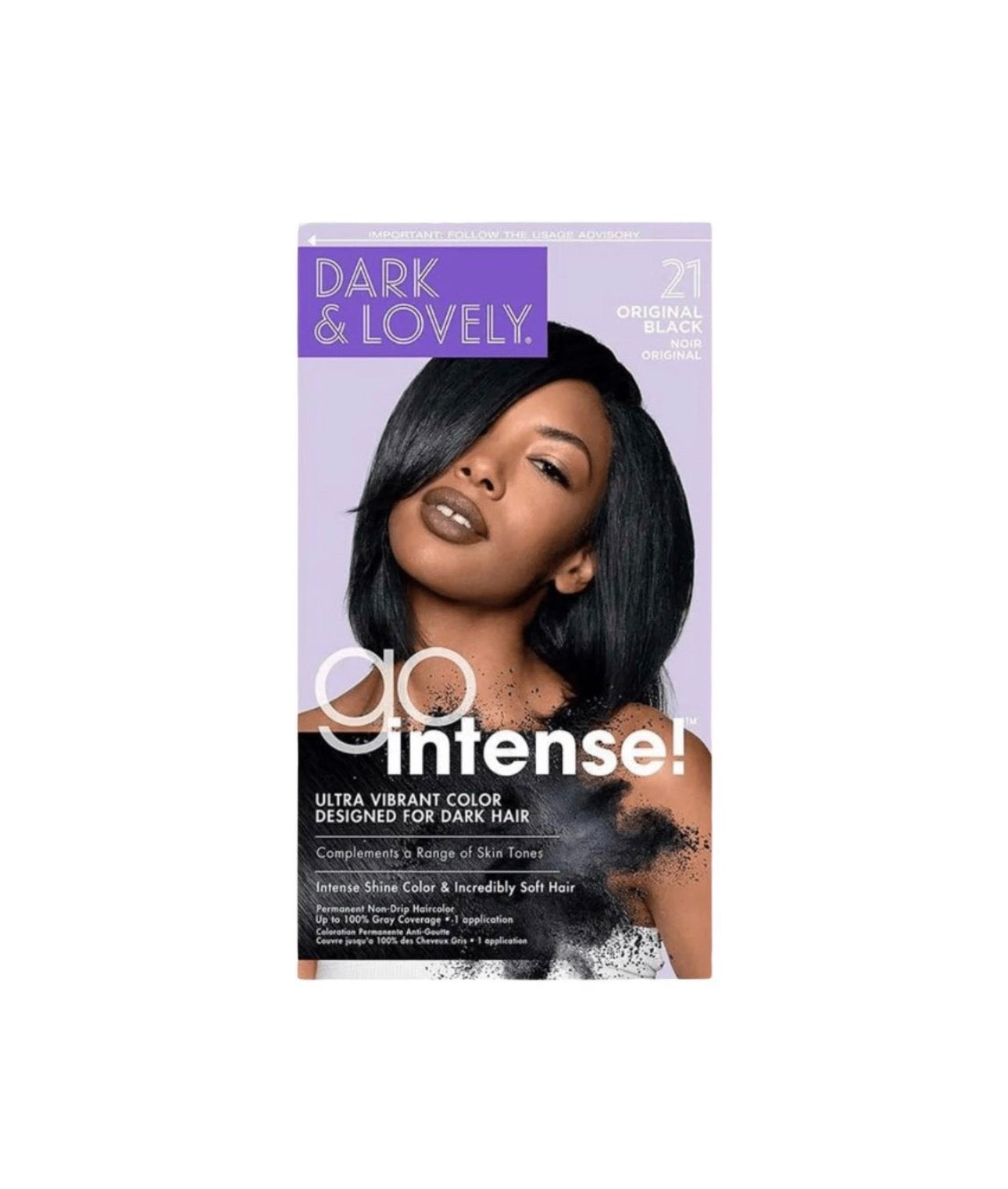 Dark & Lovely Go Intense Hair Color 21 Orginal Black