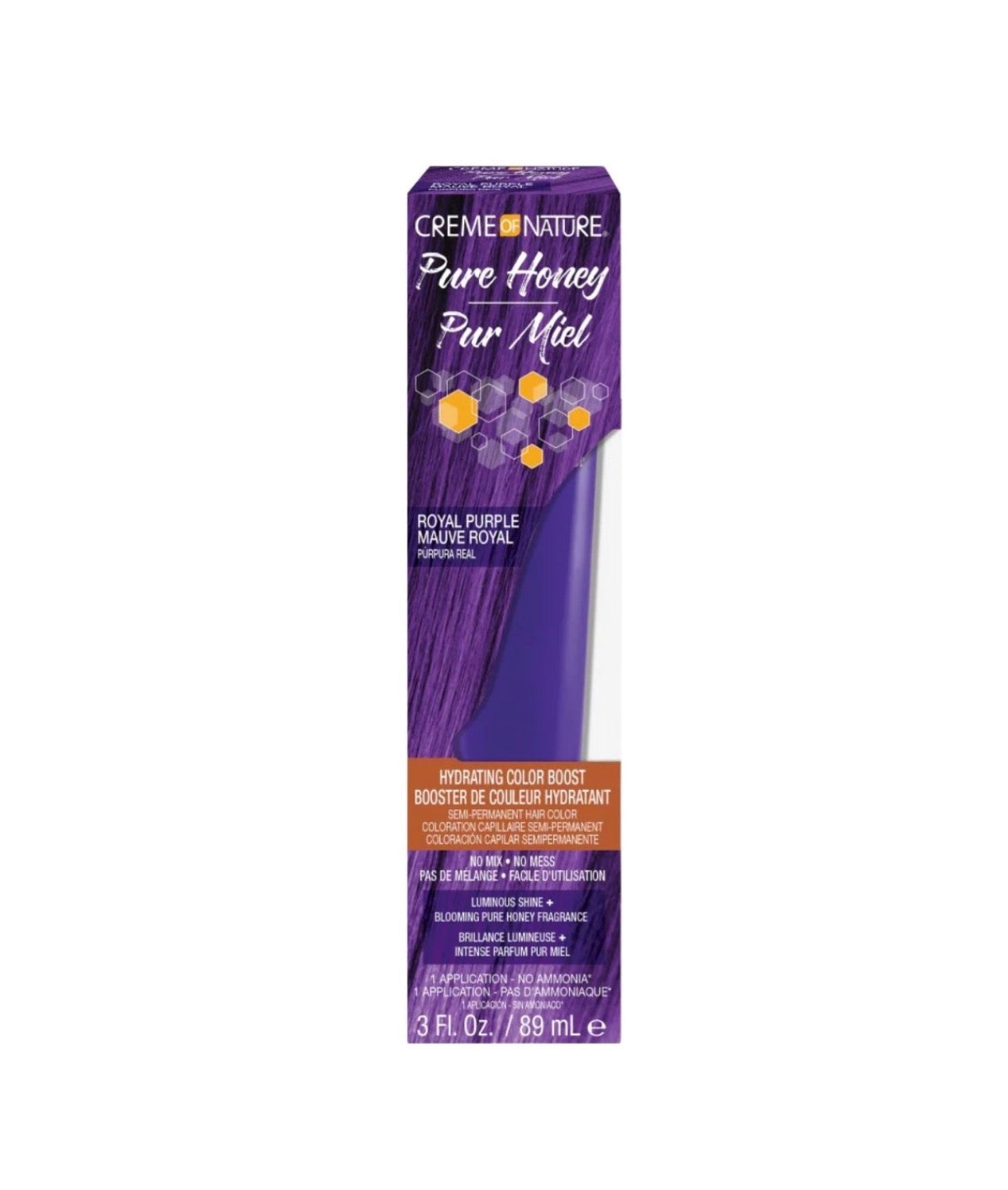 Creme of Nature Pure Honey Hydrating Color Boost Royal Purple 89ml