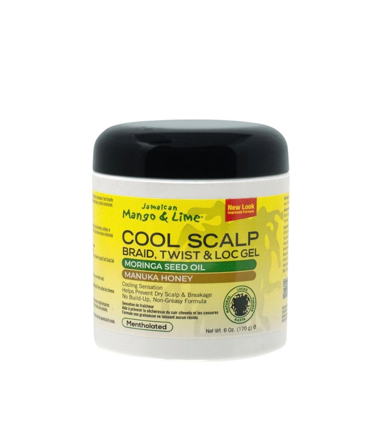Jamaican Mango & Lime No More Itch Cool Scalp Braid, Twist & Lock Gel 177 ml
