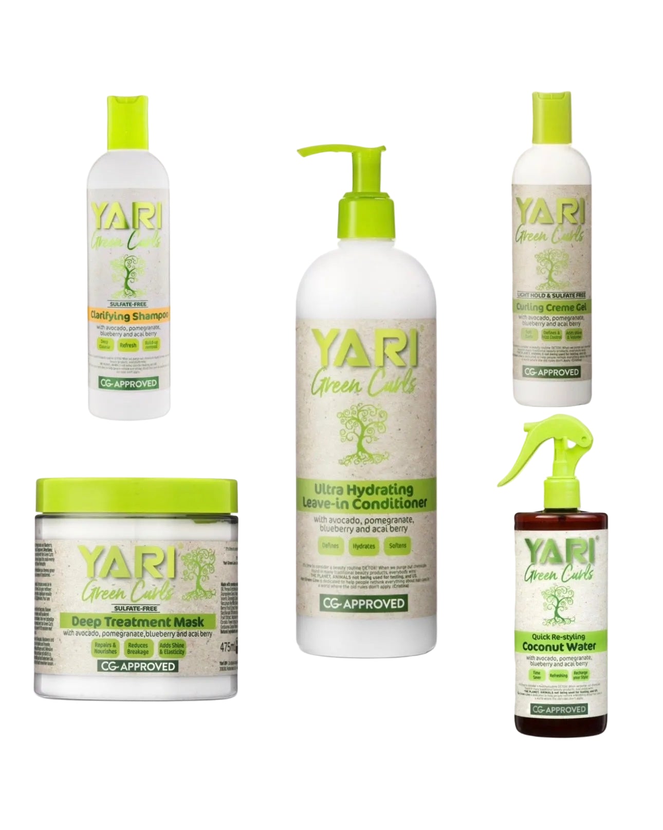Yari Green Curl Reset & Revive Set