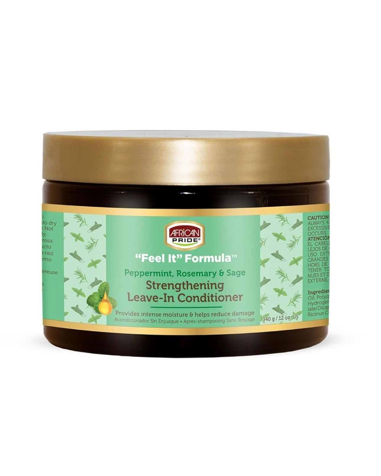 African Pride Peppermint & Rosemary Strengthening Leave-In Conditioner 340g