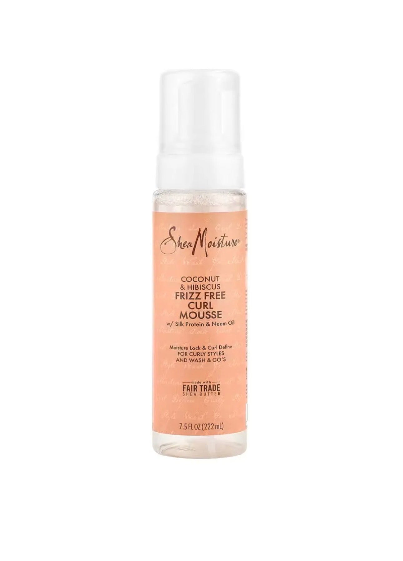 Shea Moisture Coconut & Hibiscus Frizz-Free Curl Mousse 222ml