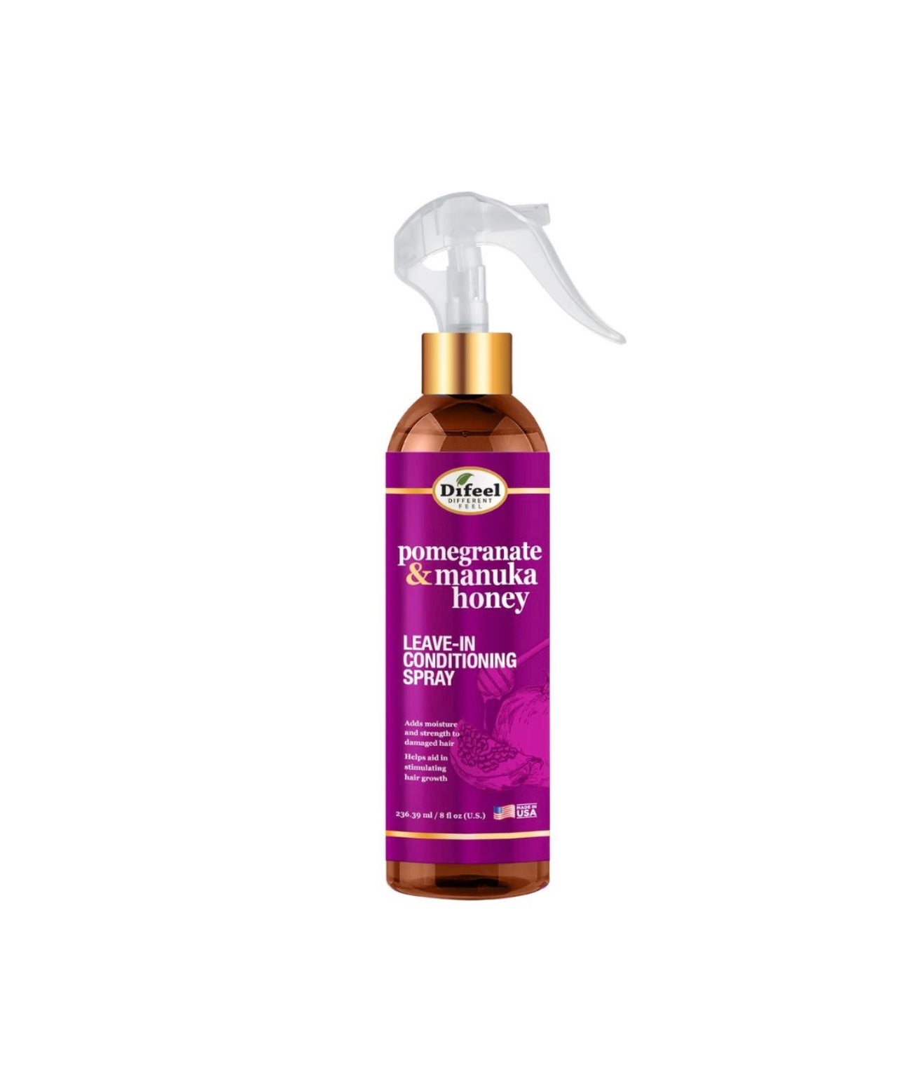 Difeel Pomegranate Manuka Honey Leave-In Conditioning Spray 8oz