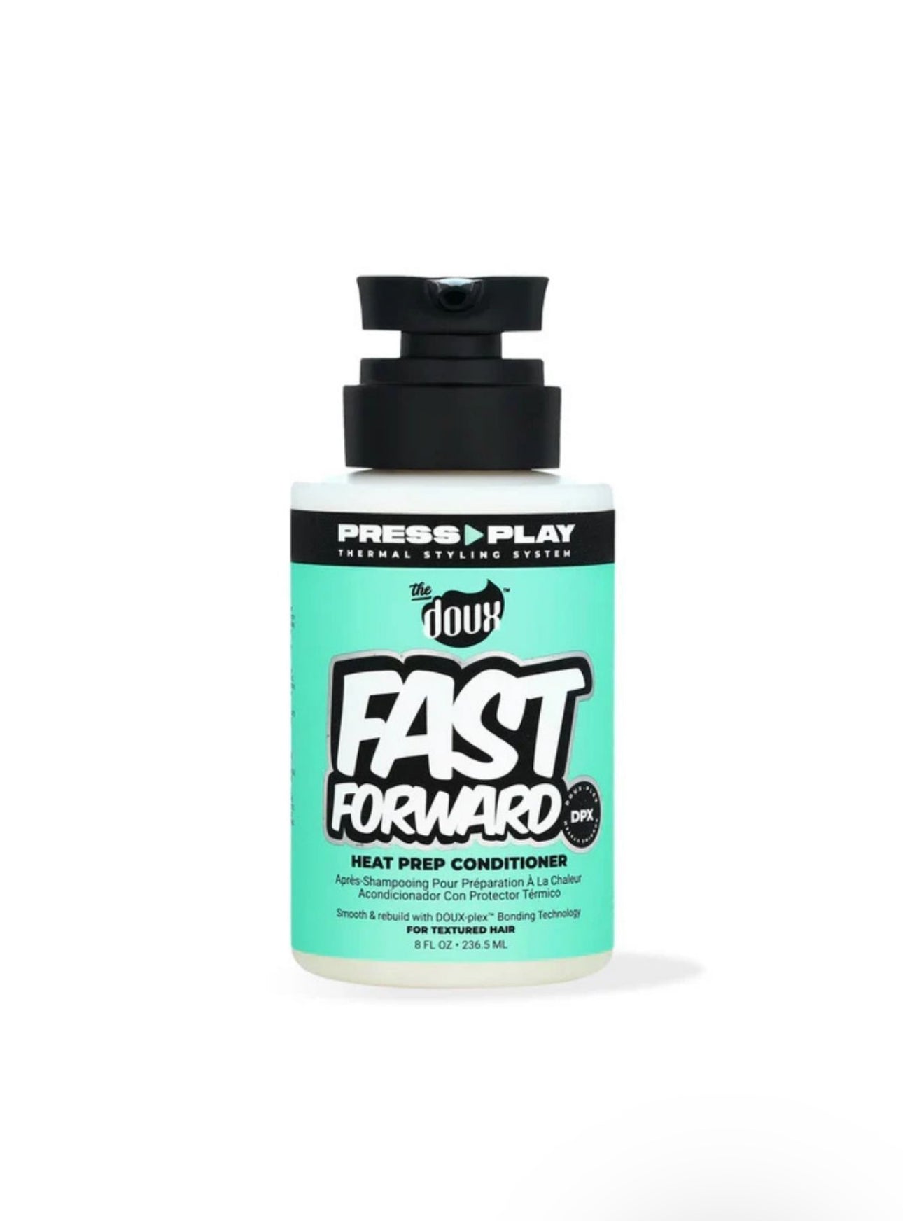 The Doux Press Play Fast Forward Heat Prep Conditioner 237ml