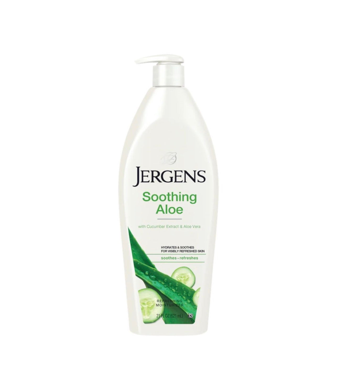 Jergens Soothing Aloe Refreshing Moisturizer 621 ml