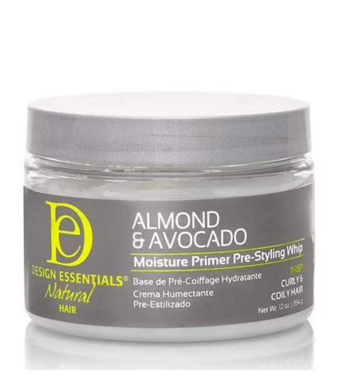 Design Essentials Almond Avocado Moisturizer Primer Styling Whip 12oz