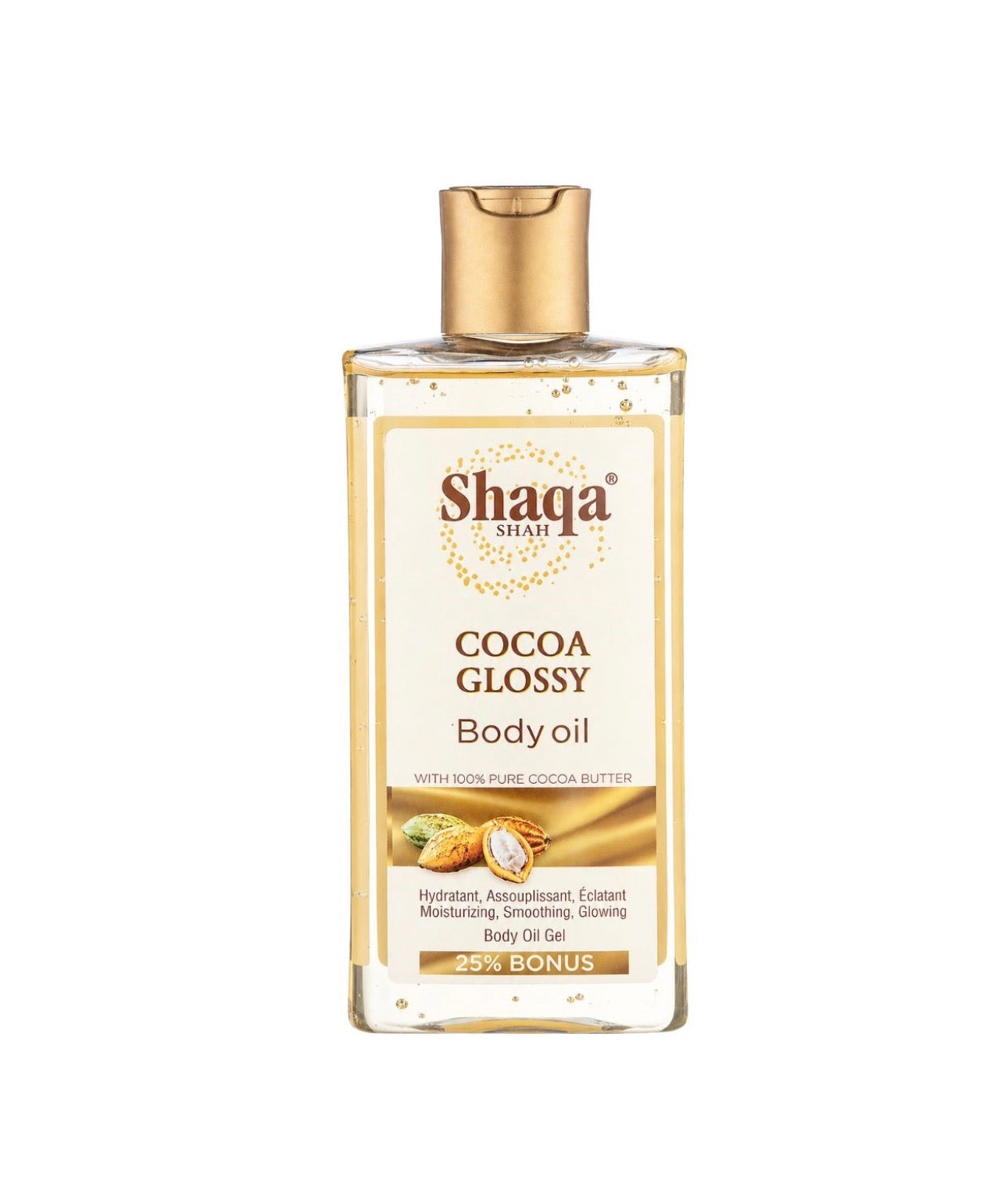 Shaqa Shah Cocoa Glossy Body Oil 250ml