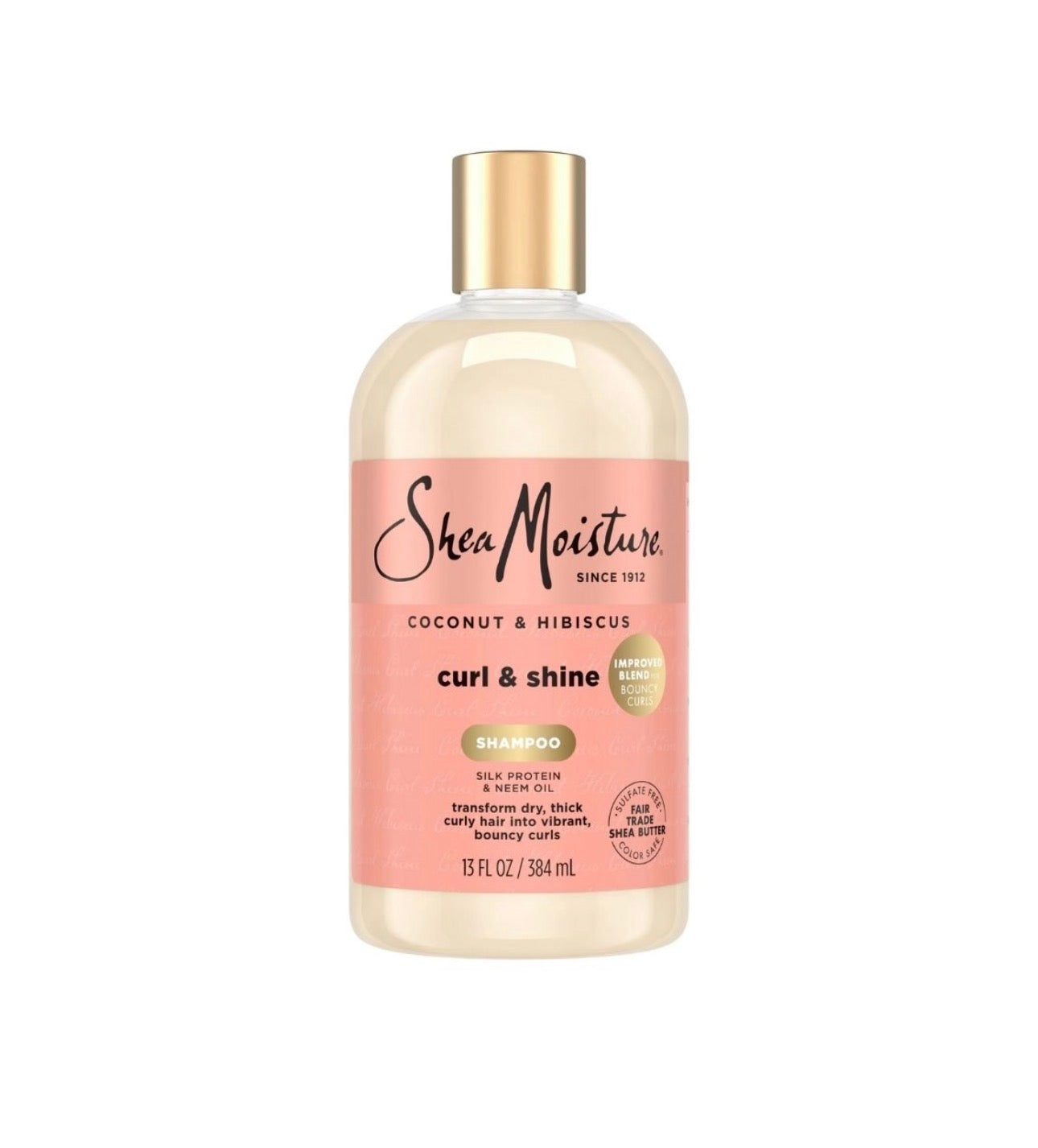 Shea Moisture Coconut & Hibiscus Curl & Shine Shampoo 13oz