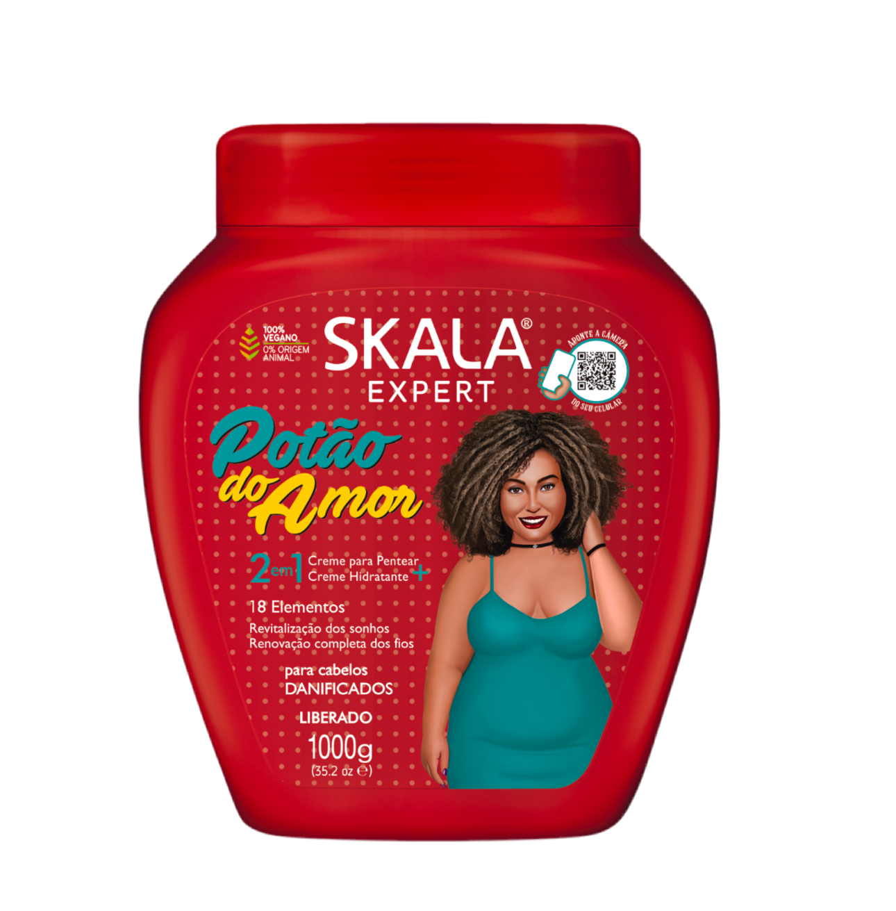 Skala Creme De Tratamento Potãe Do Amor 1000G