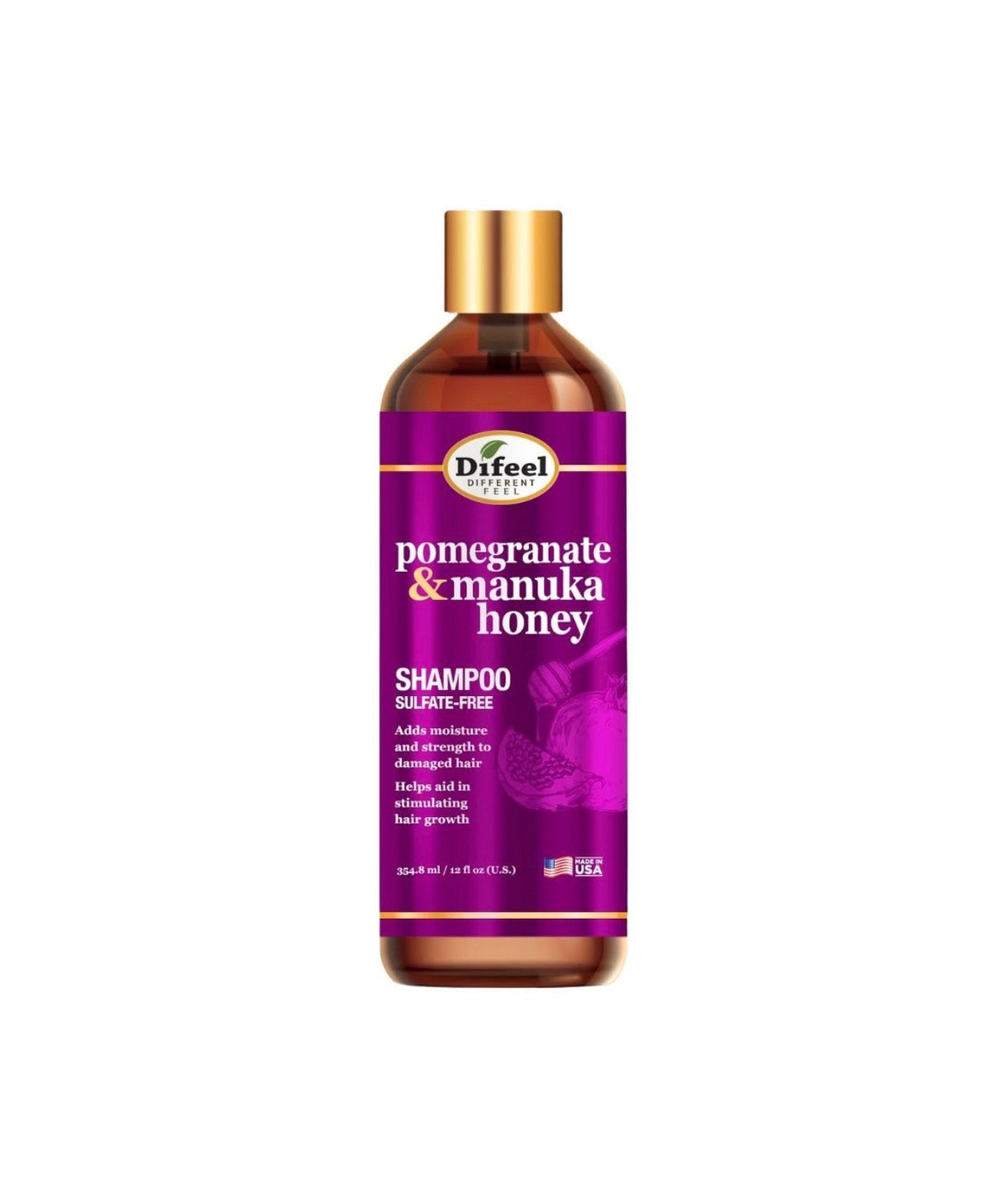 Difeel Pomegranate & Manuka Honey Shampoo 12oz