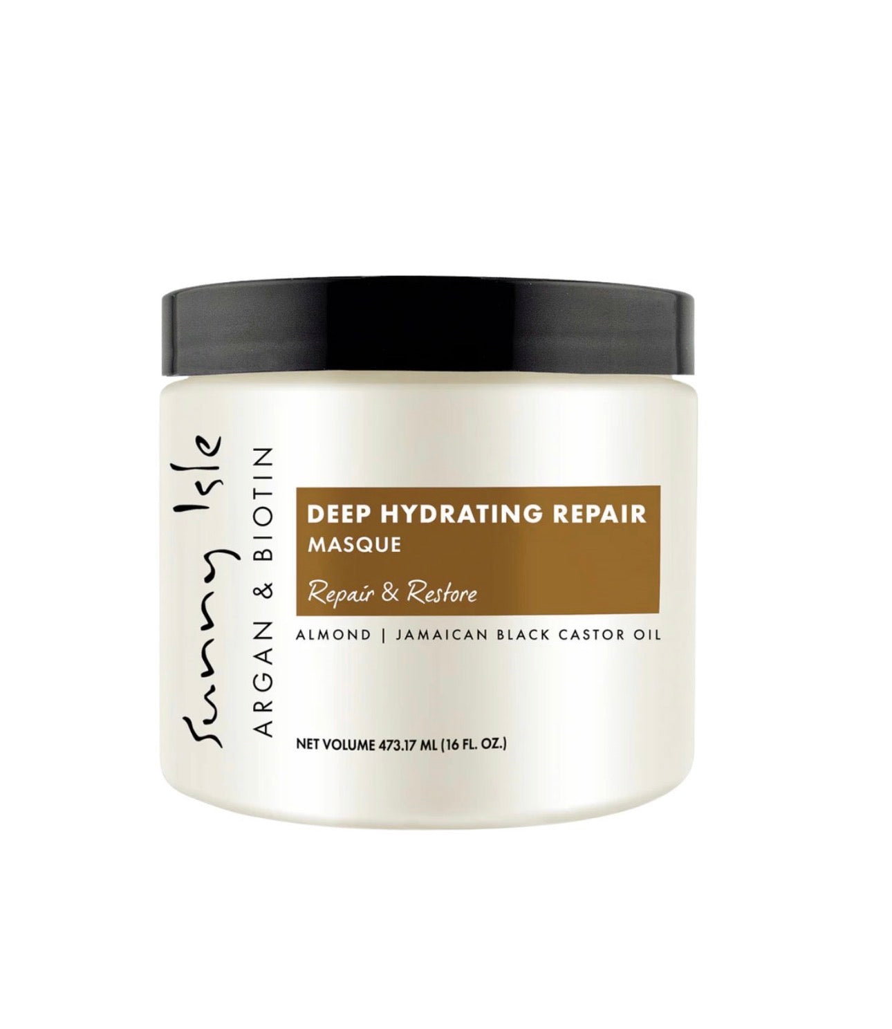 Sunny Isle Argan & Biotin Deep Hydrating Repair Masque 16 oz