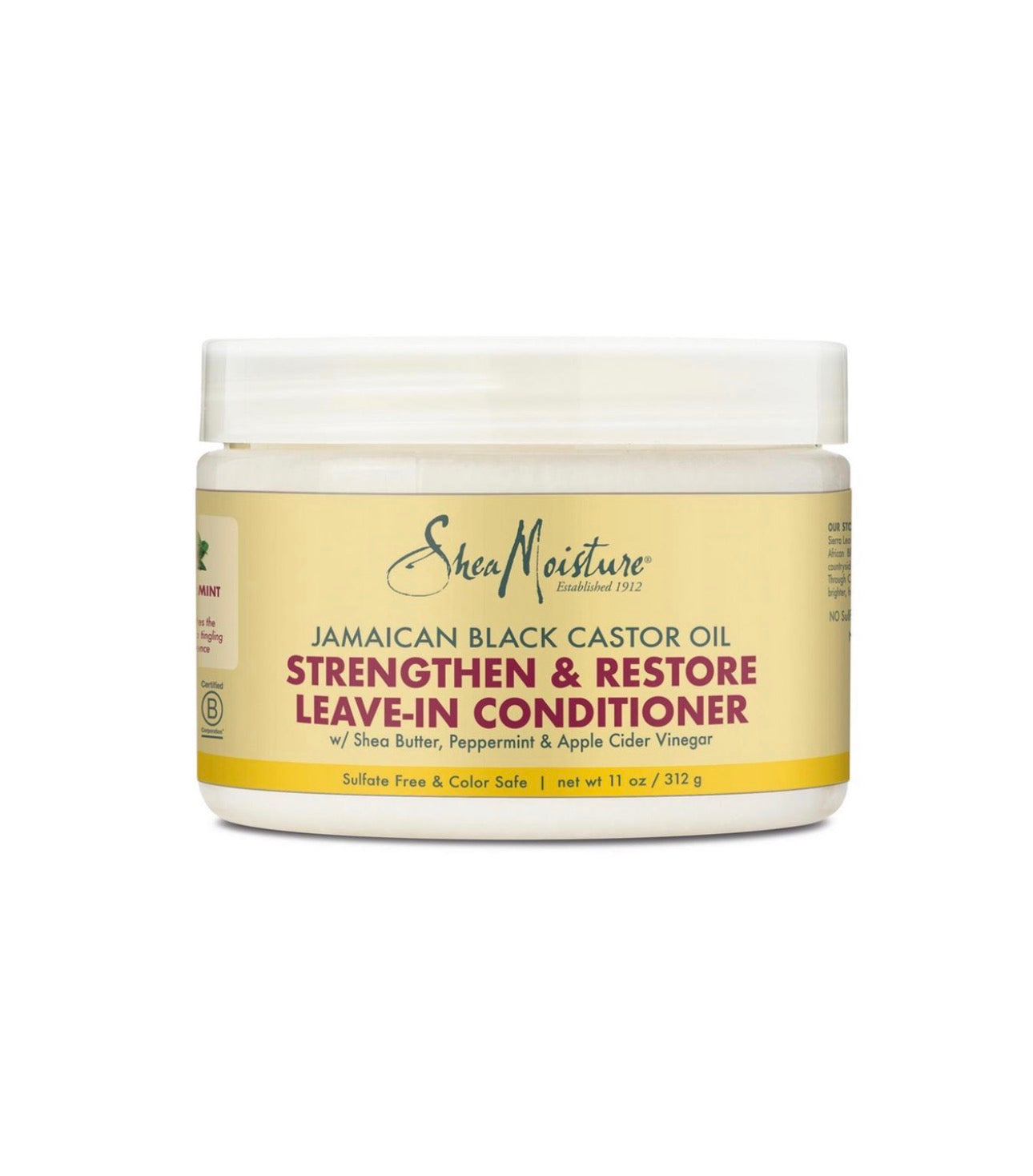 Shea Moisture Jamaican Black Castor Oil Leave In Conditioner 11oz