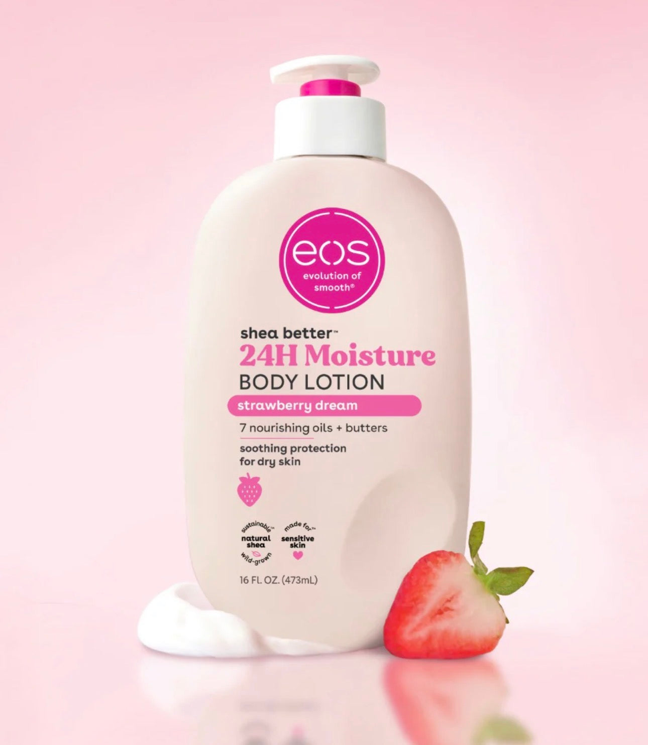 EOS Shea Better Strawberry Dream Body Lotion 473ml