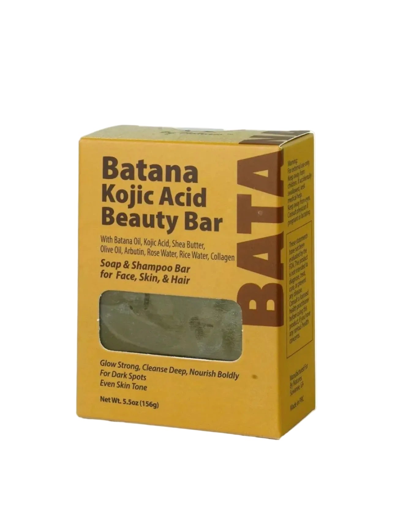 byNATURES Batana Kojic Acid Beauty Bar 156 g