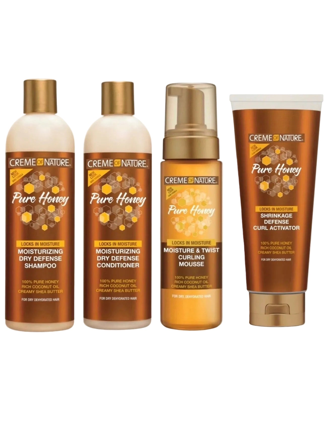 Creme of Nature Pure Honey 4-Step Routine