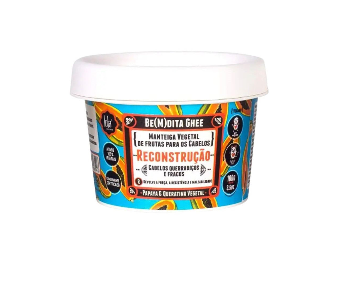 Lola Be(m)dita Ghee Papaya and Keratin Reconstructing Mask 100ml