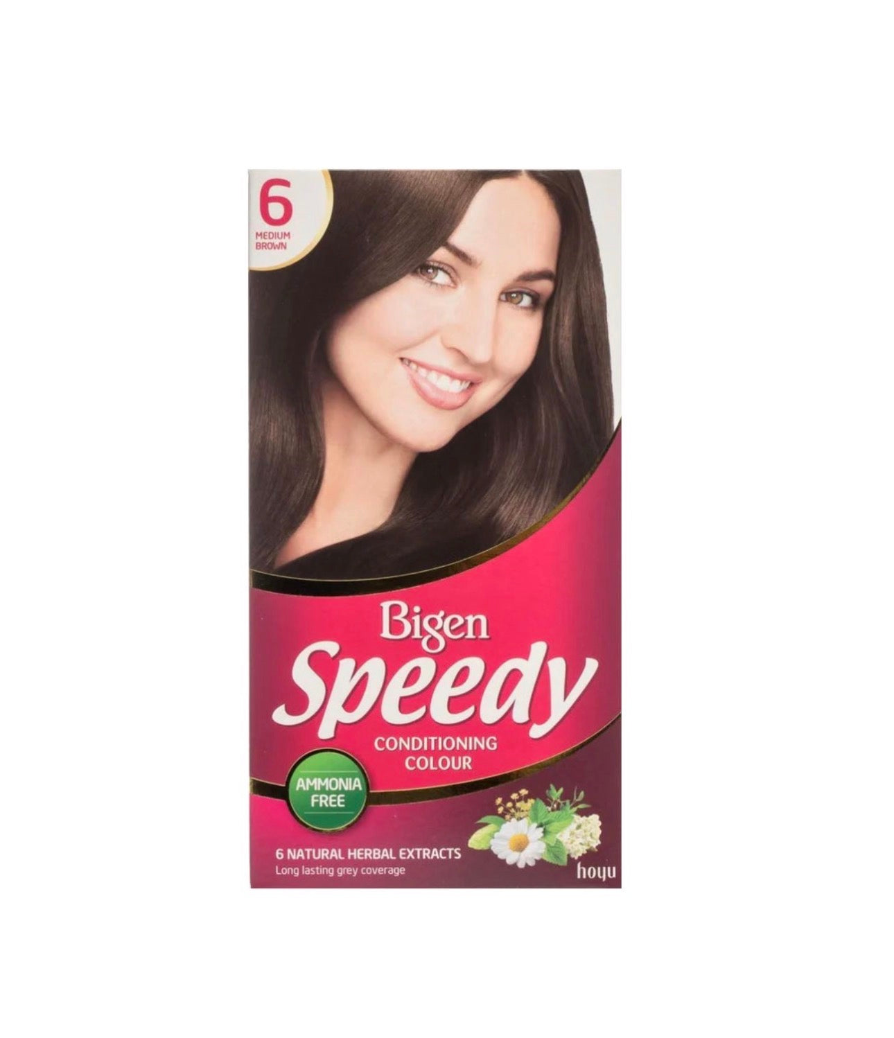 Bigen Speedy Hair Colour for Women #6 Medium Brown