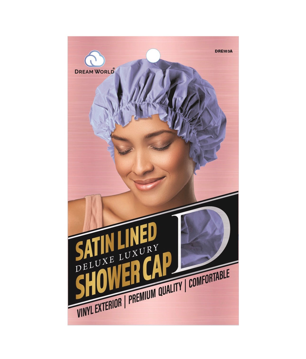 Dream World W-Shower Cap Deluxe Assorted #DRE103A