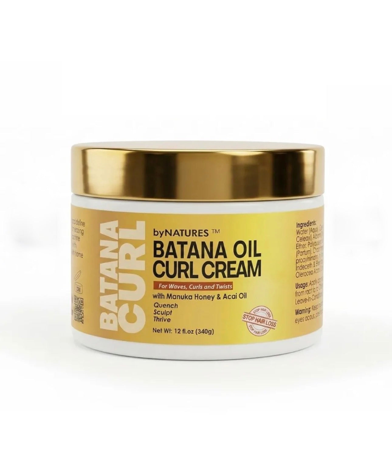 byNATURES Batana Oil Curl Cream 340 g