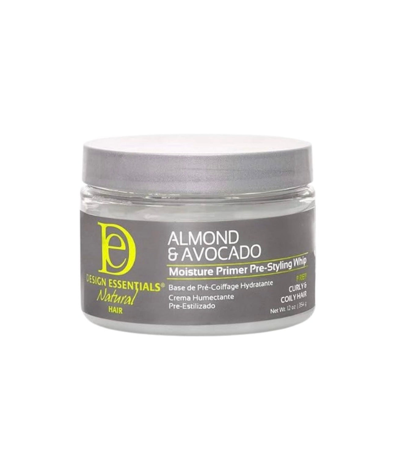 Design Essentials Almond Avocado Moisturizer Primer Styling Whip 12oz