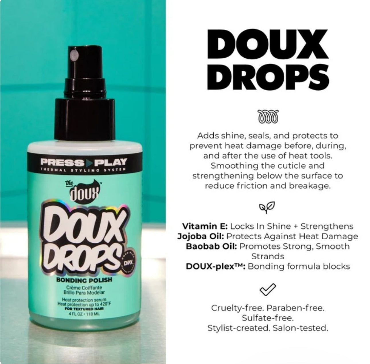 The Doux Press Play Doux Drops Bonding Polish 118ml