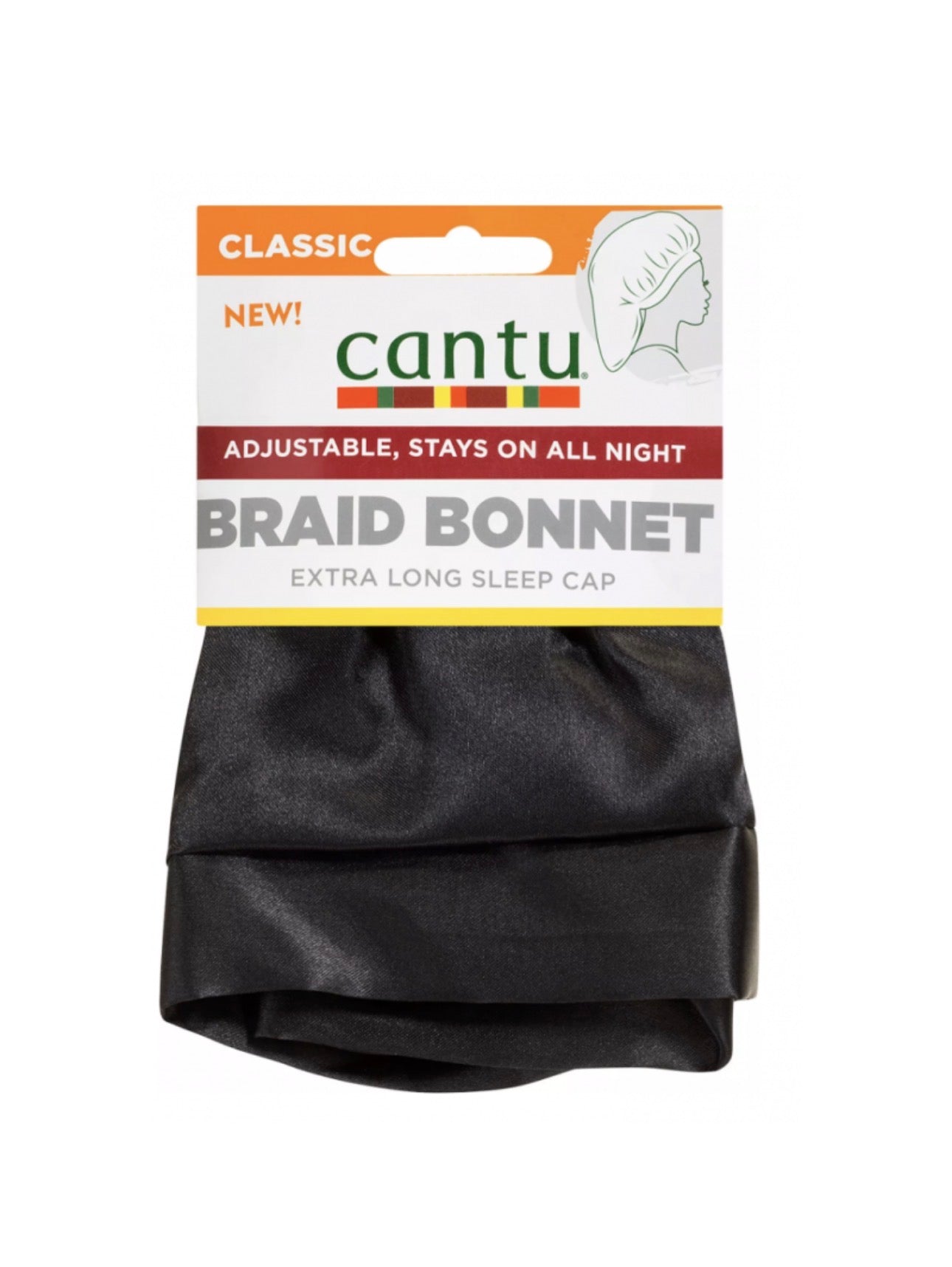 Cantu Accessoires Braid Bonnet Extra Long Sleep Cap