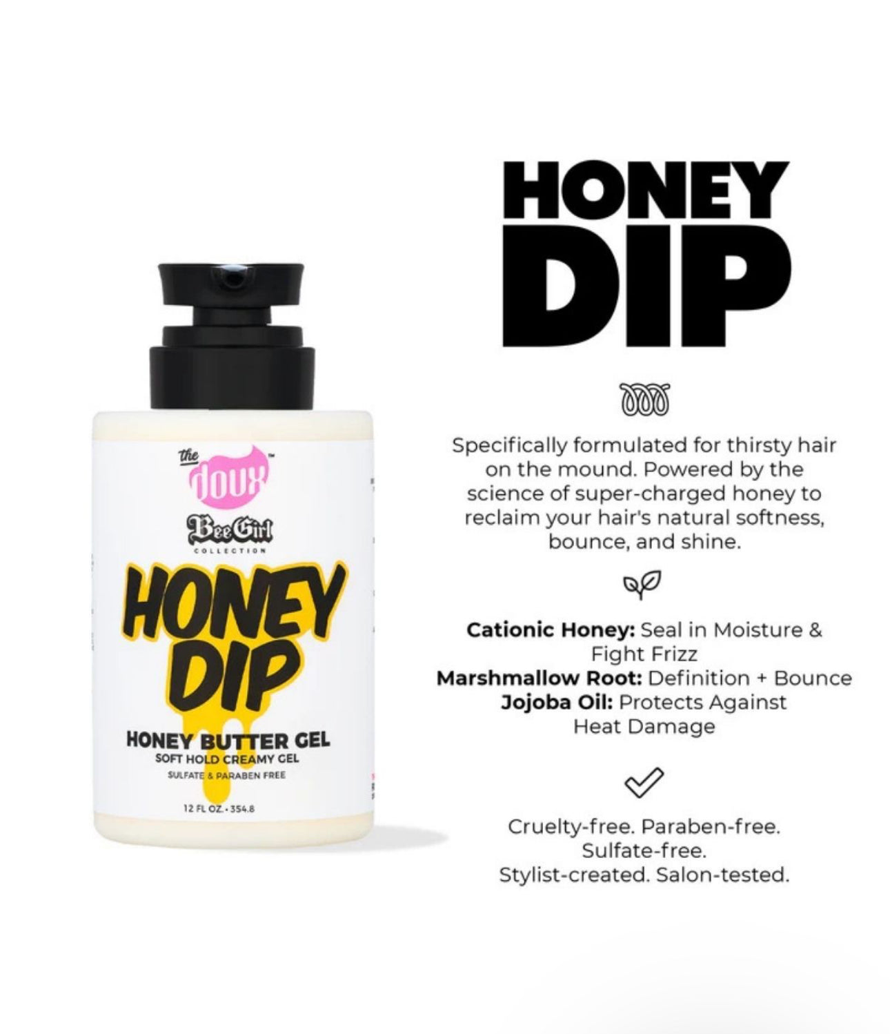The Doux Bee Girl Honey Dip Honey Butter Gel 354ml