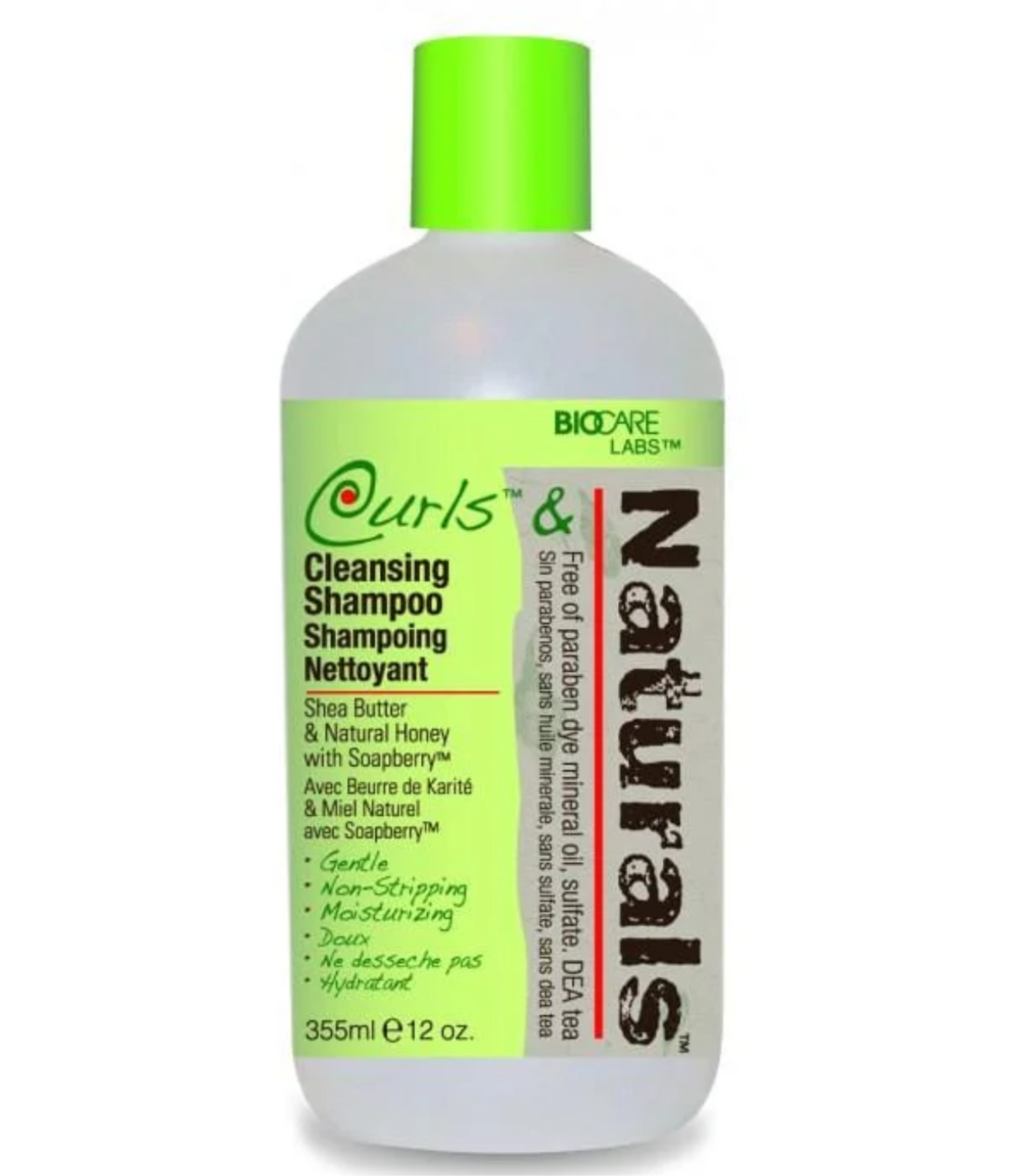 Biocare Curls & Naturals Cleansing Shampoo 12oz