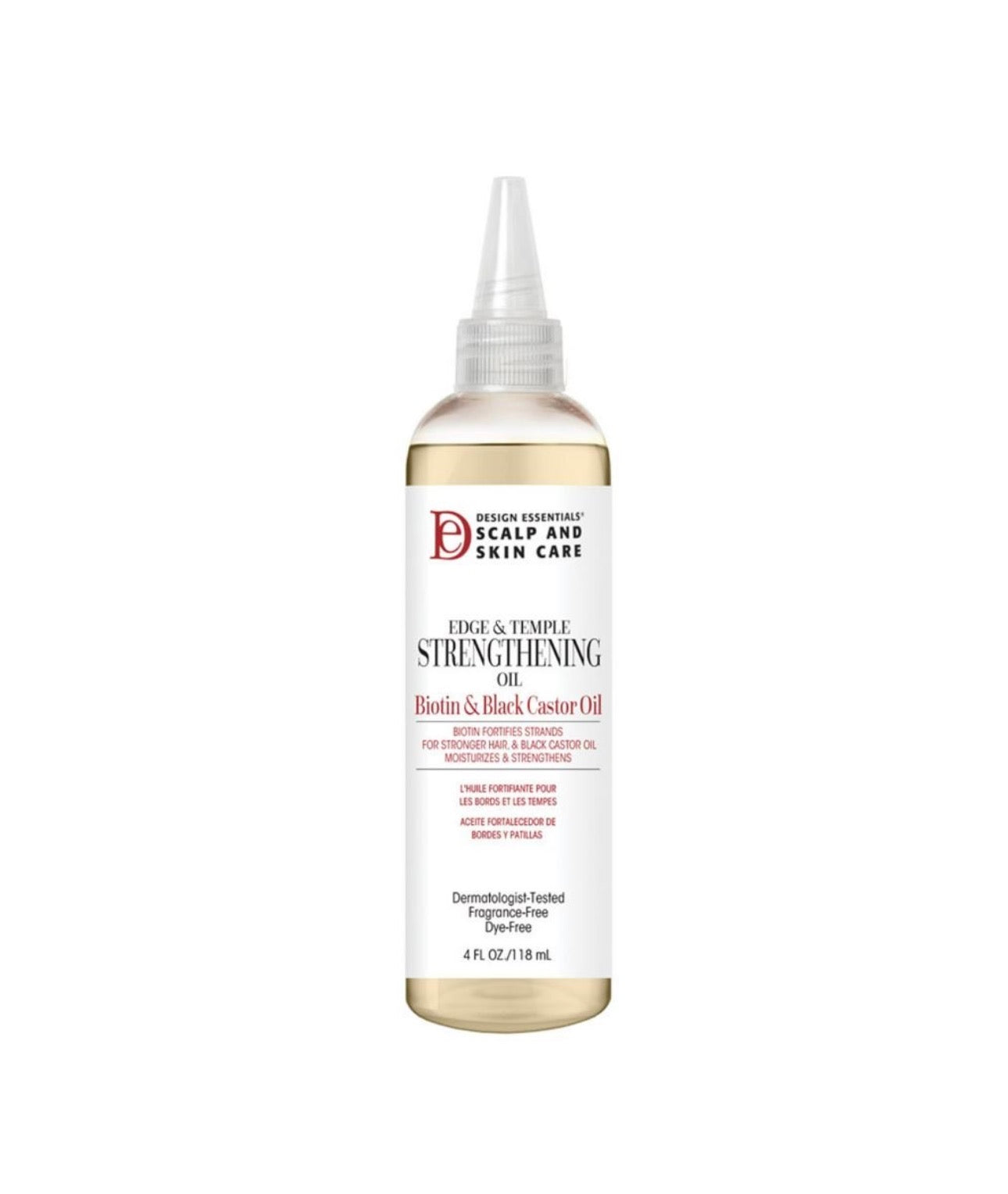 Design Essentials Scalp & Skin Edge Temple Strengthening Oil 4oz
