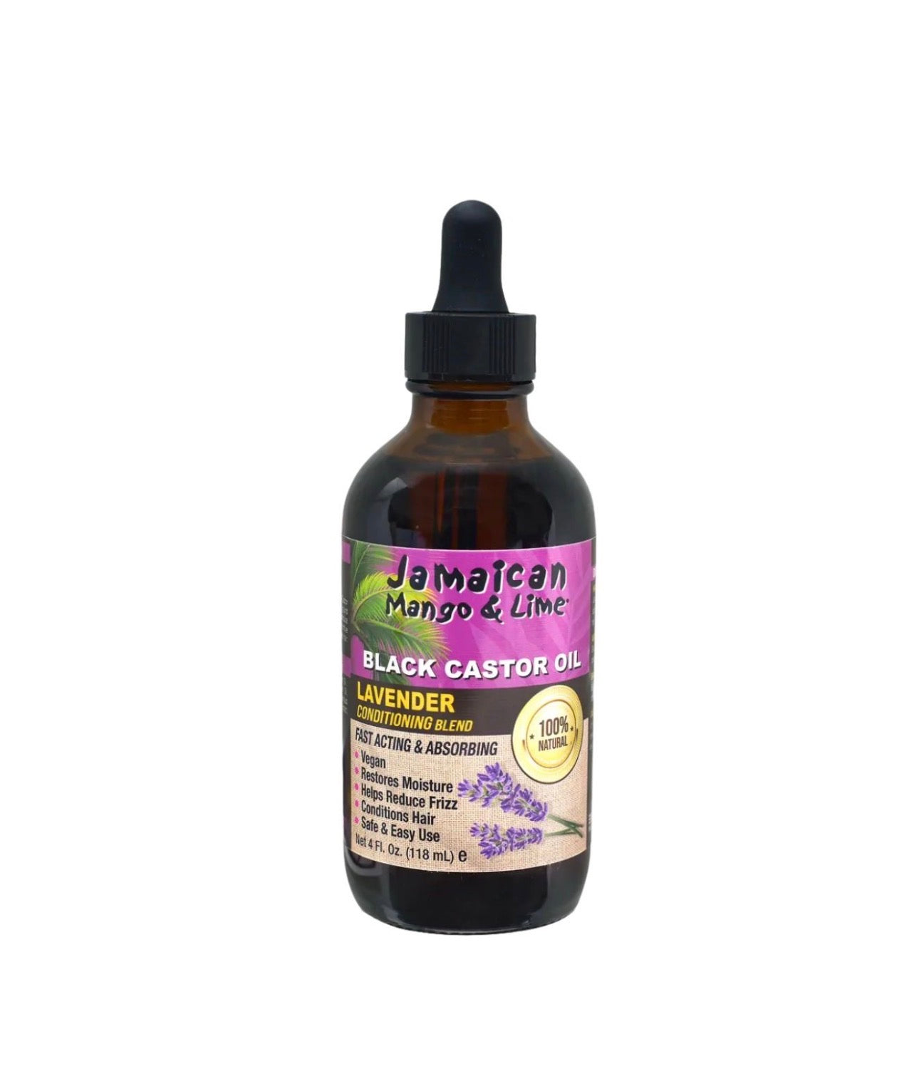 Jamaican Mango & Lime Black Castor Oil Lavender 4oz
