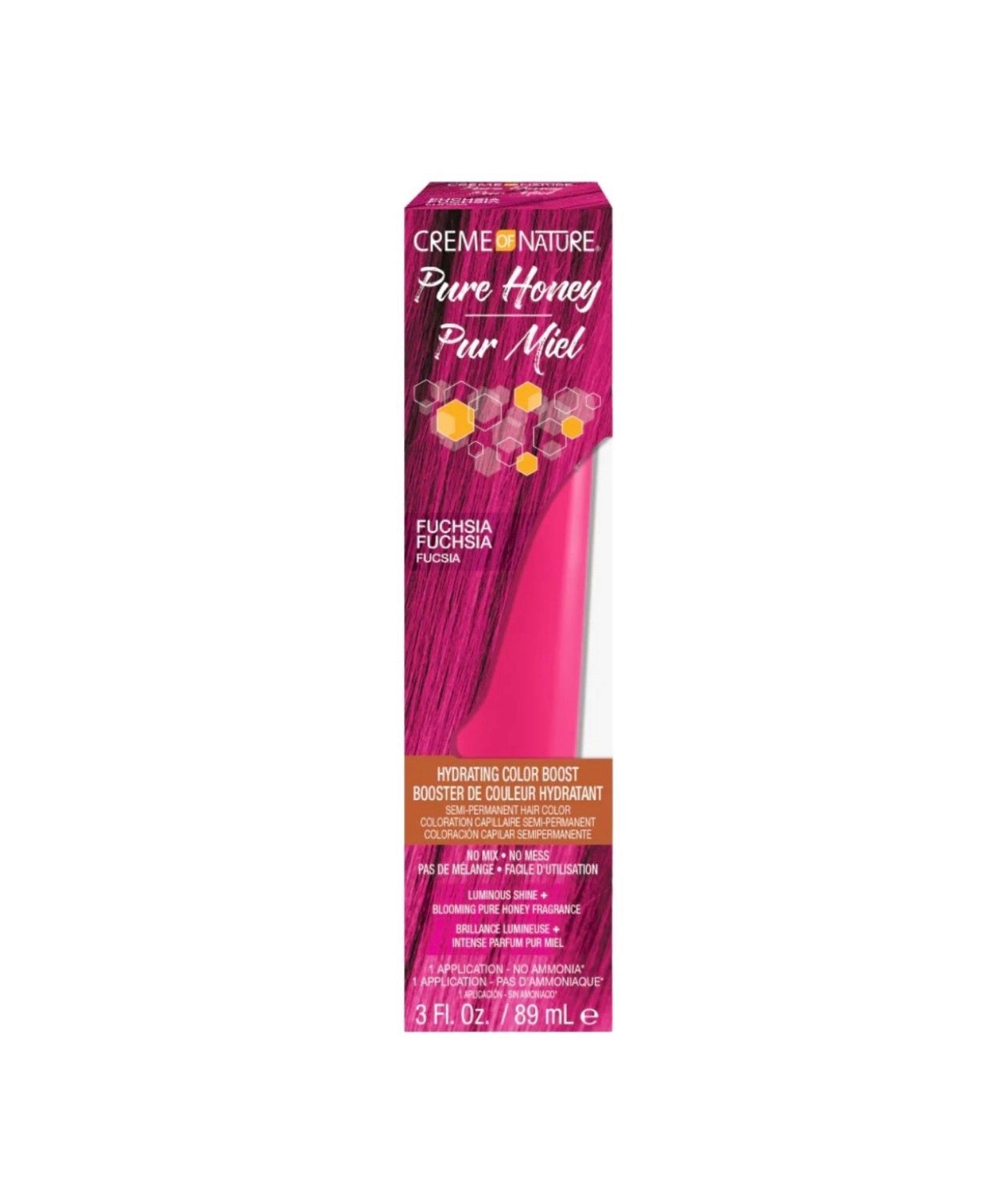 Creme Of Nature Pure Honey Color Boost 89ml Fuchsia