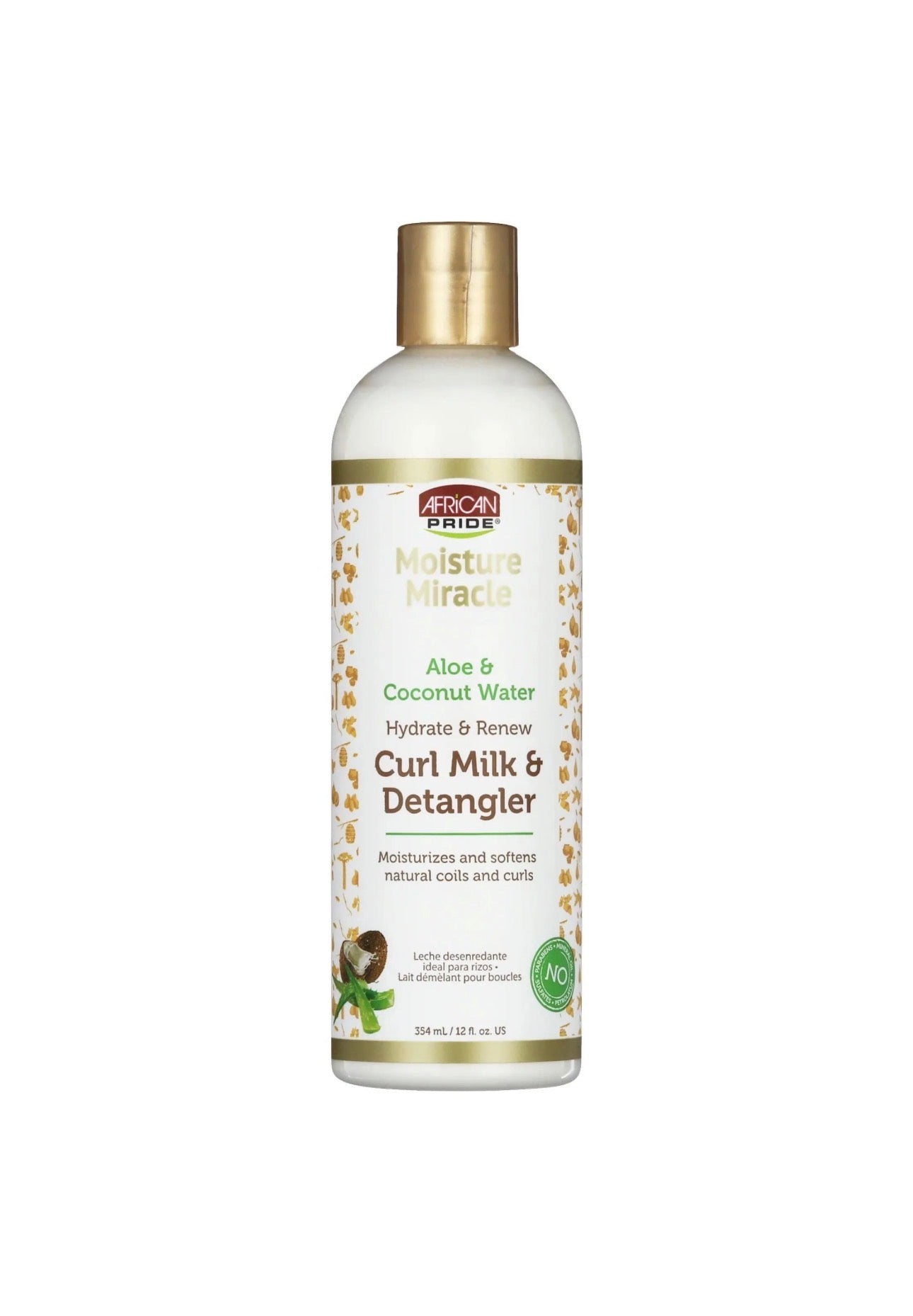 African Pride Moisture Miracle Curl Milk & Detangler 354ml