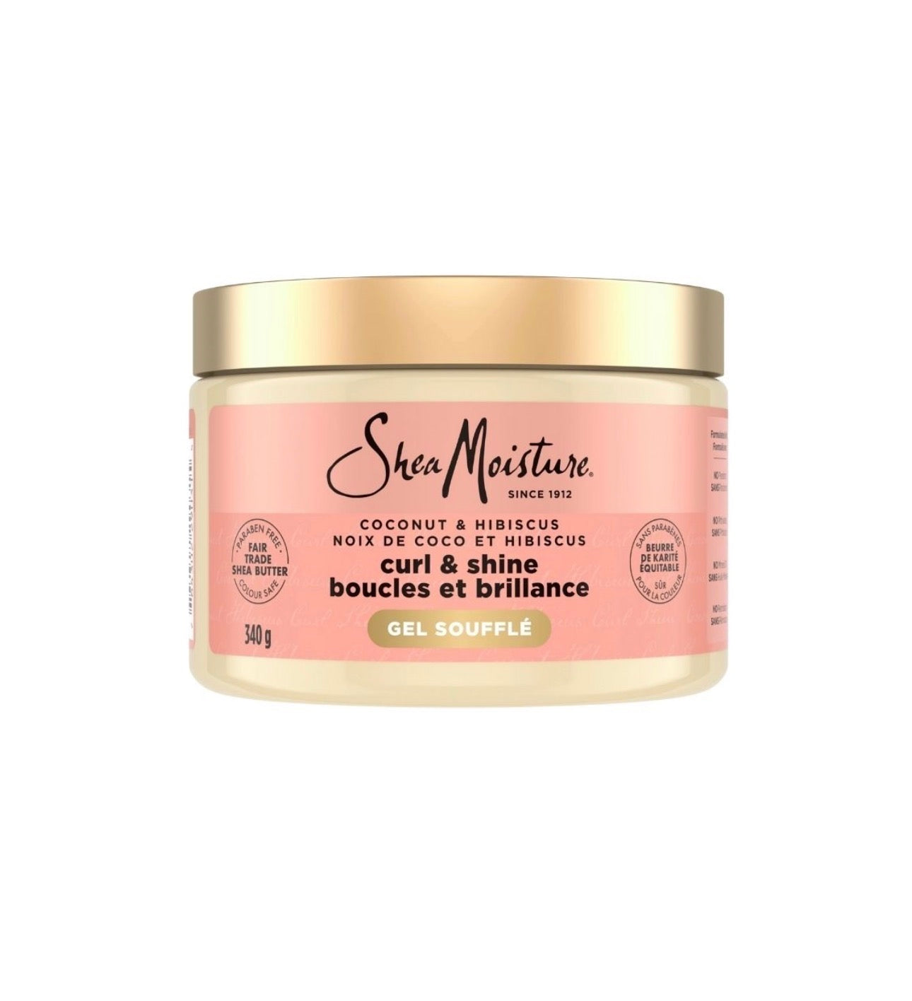 Shea Moisture Coconut & Hibiscus Curling Gel Souffle 12oz