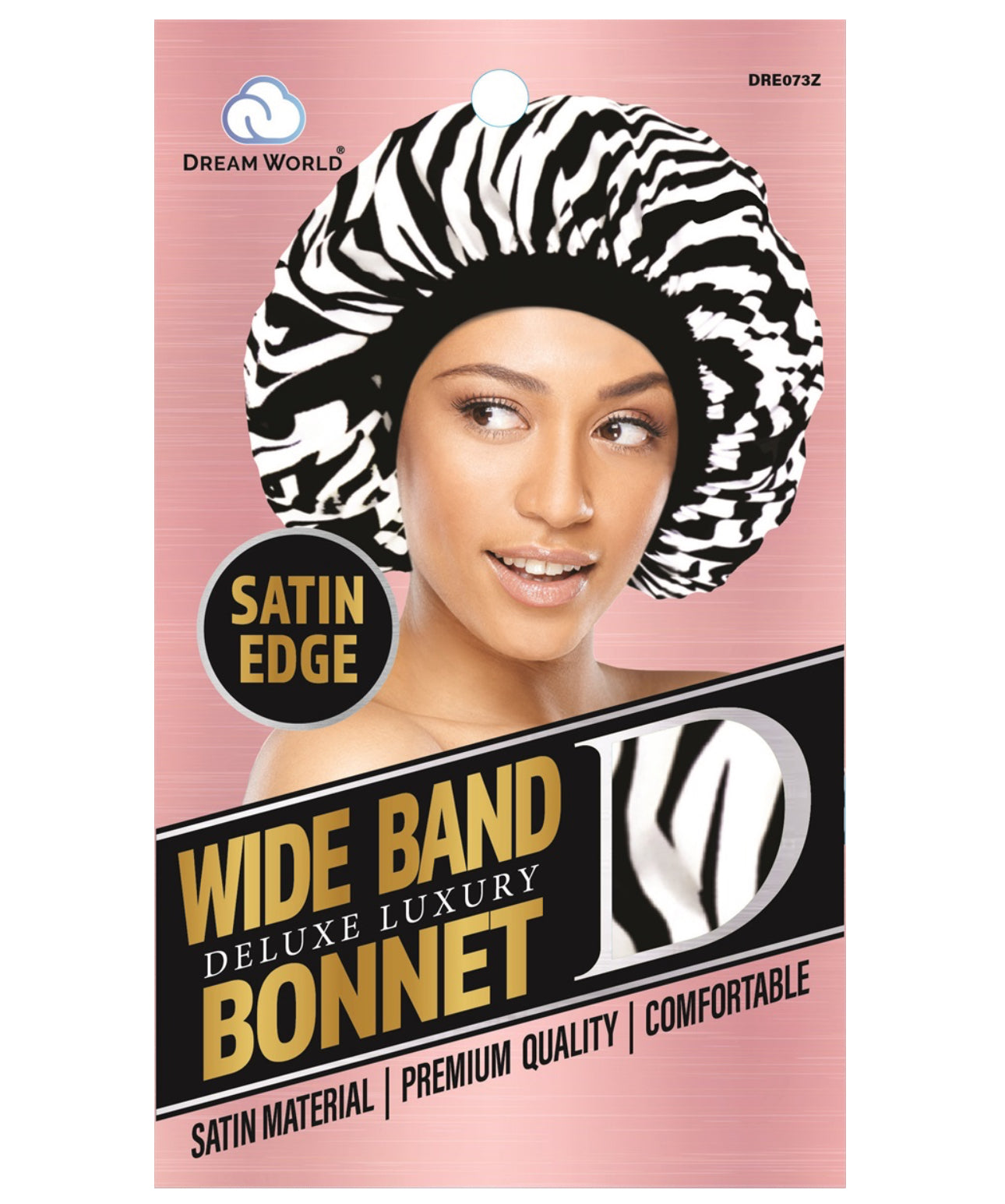 Dream World Satin Edge Wide Band Deluxe Luxury Bonnet DRE073Z