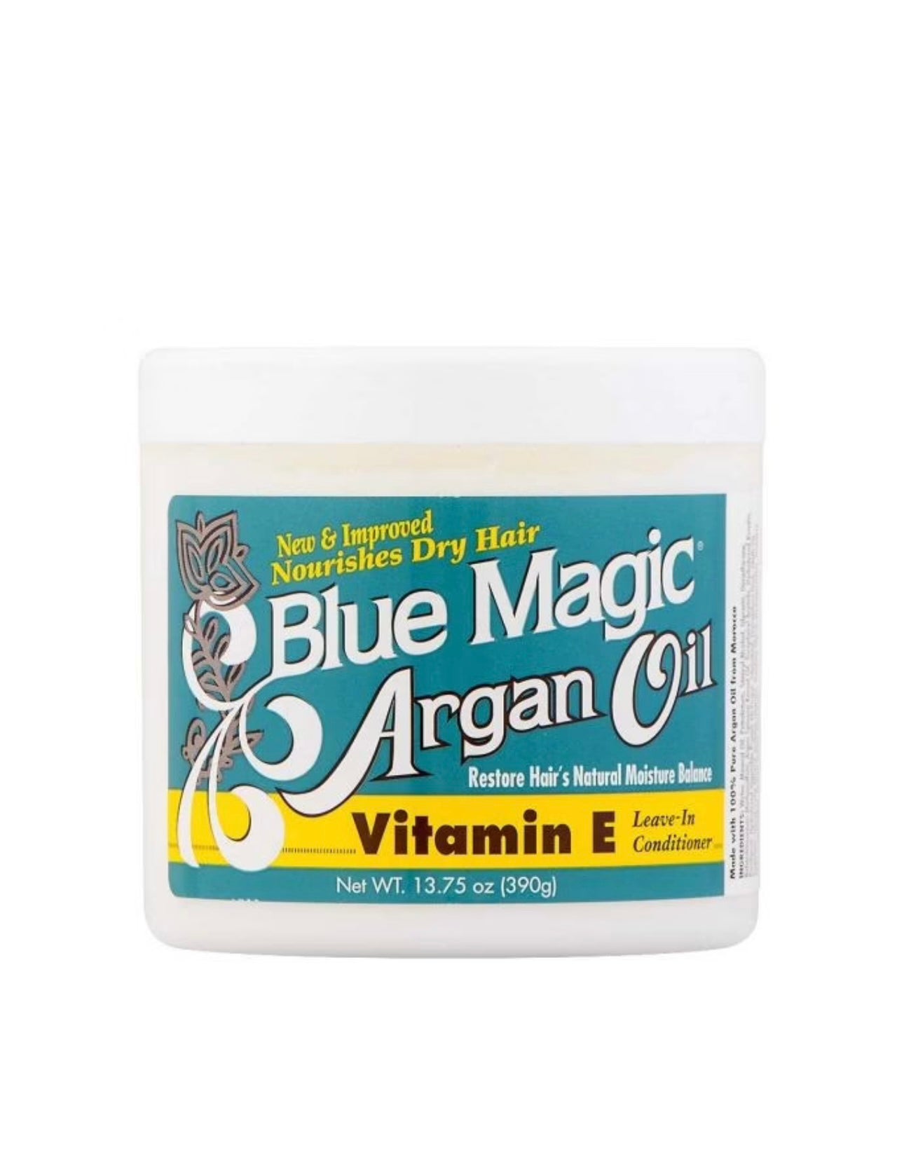 Blue Magic Argan Vitamine-E Leave In Conditioner 13.75oz